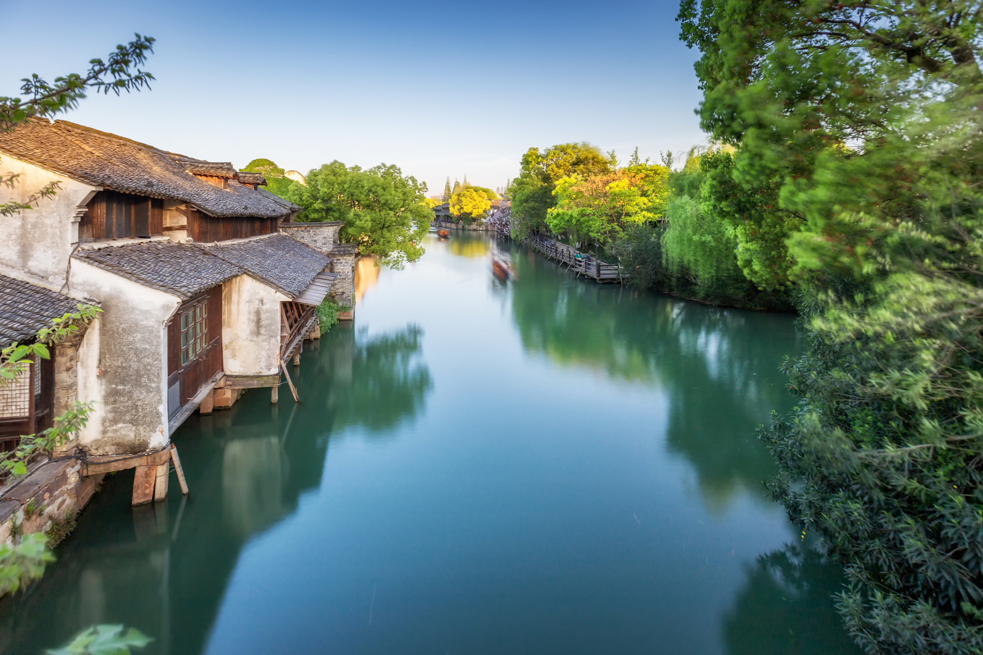 浙江嘉善县是一个风光秀丽,景色宜人的旅游胜地,拥有美丽的自然风光