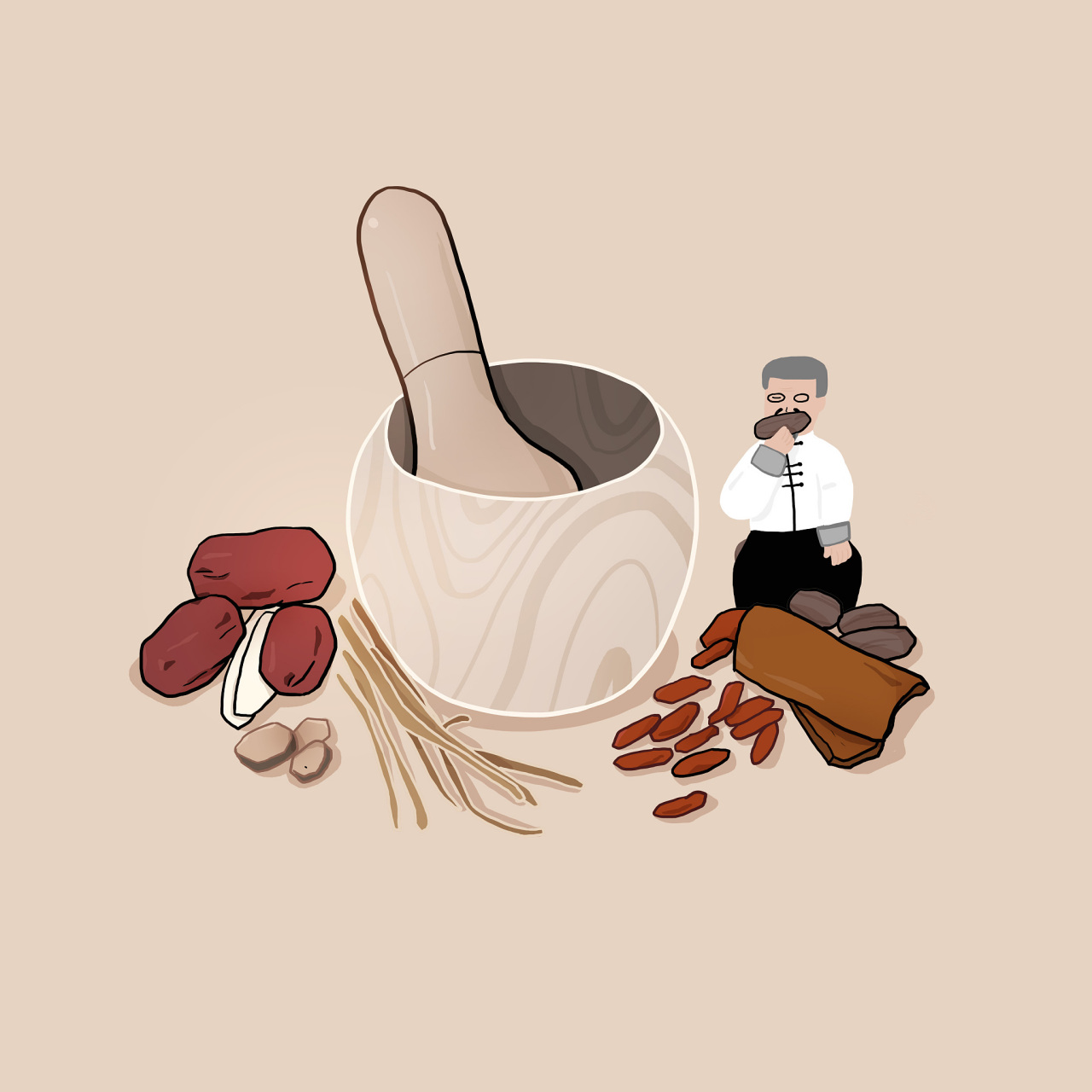 【卵巢囊肿,乳腺增生,一副药活血化瘀,消除瘀滞】  药方:酸枣仁,细辛