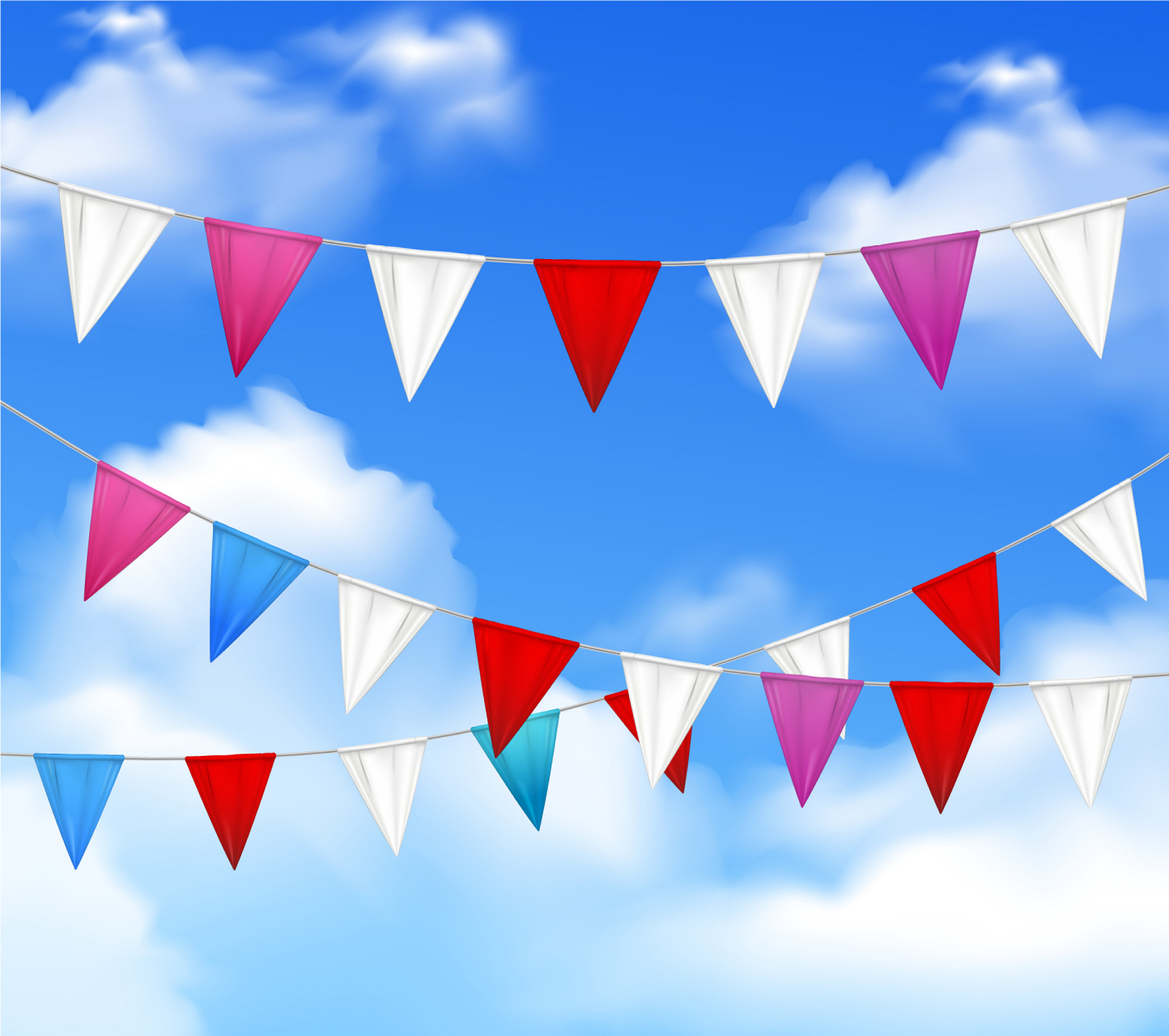 跑道上的彩旗按"五面红,四面绿,三面蓝,两面黄,一面橙"的规律插下去