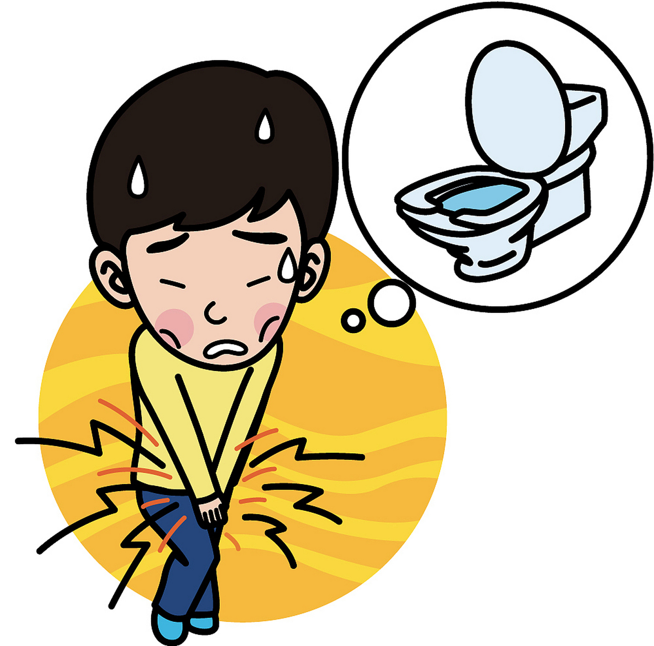尿频尿急尿痛卡通图片图片