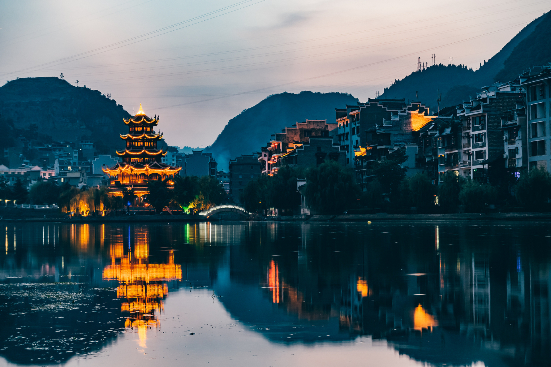 贵州的镇远古镇,是中国古代文化的活化石.