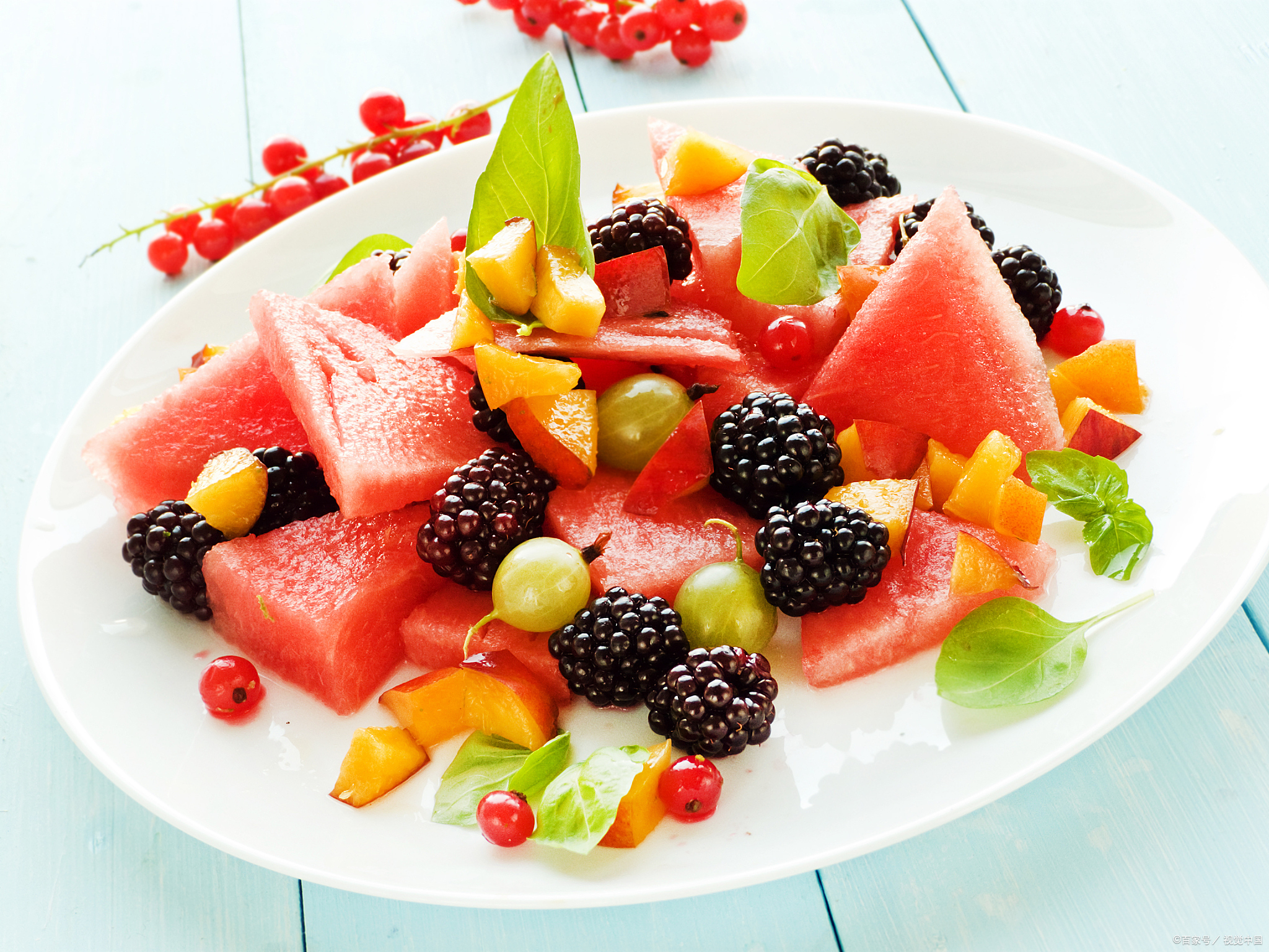夏季水果沙拉,美白又健康,营养满分!