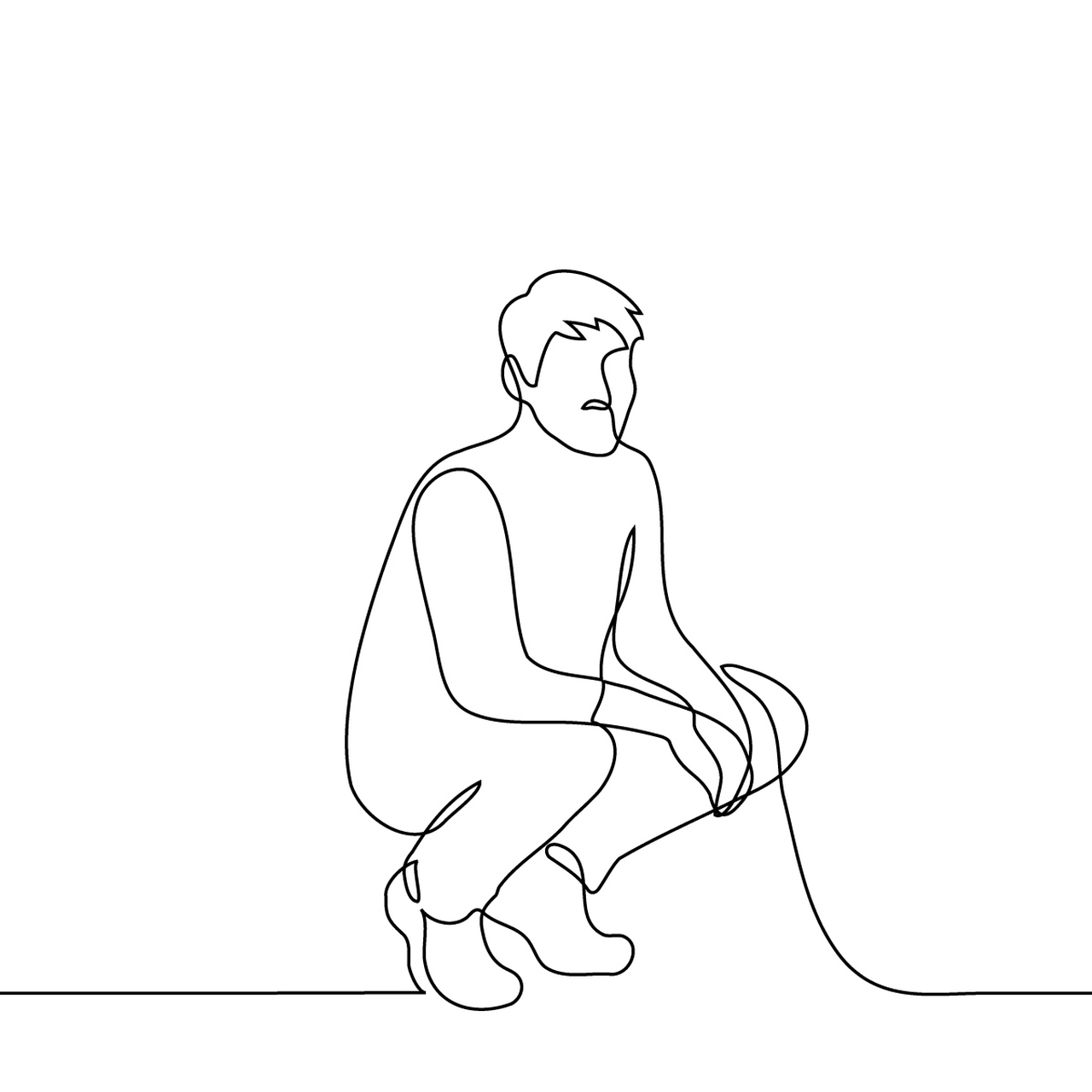 67久坐不妨蹲一蹲:常做下蹲能放松肌肉,活动关节