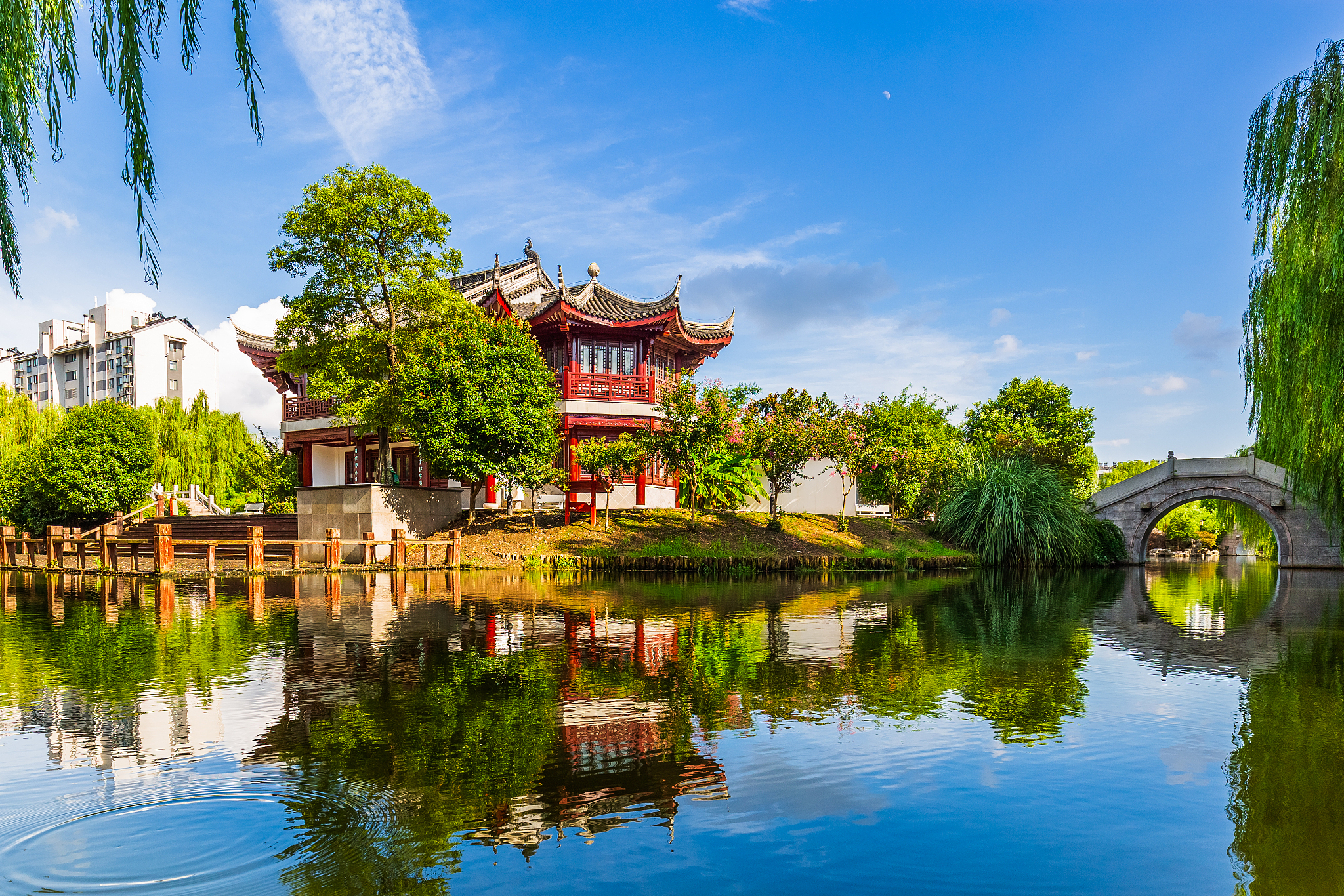 芜湖古城风景图片