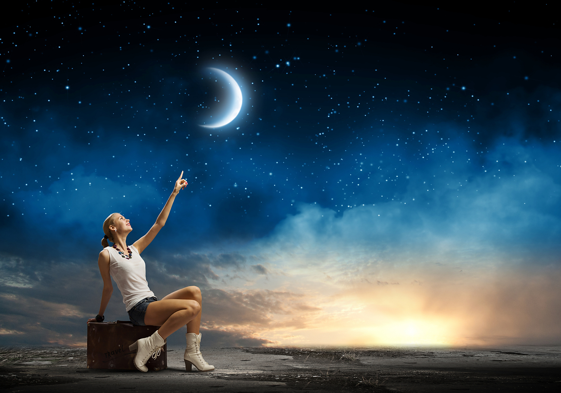 你的灵魂是月光下的风景集市,那里住着许多美丽而忧伤的人.