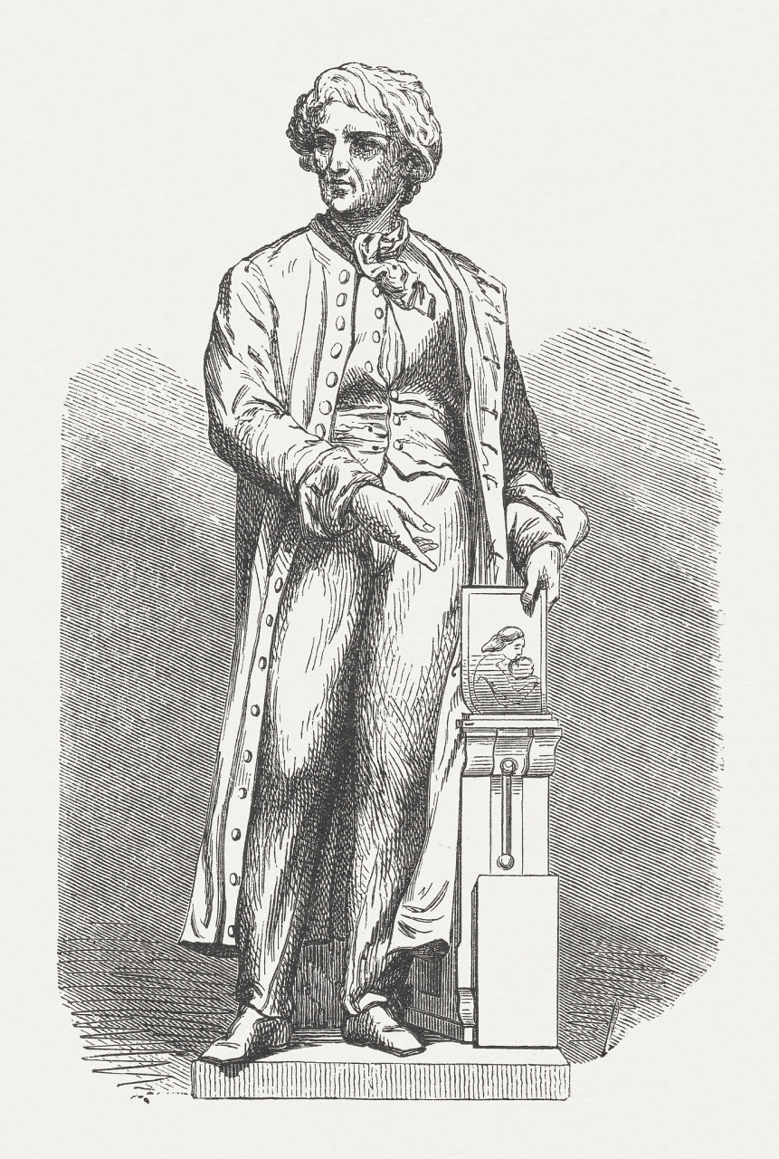 位年轻人想进入大发明家爱迪生的实验室工作