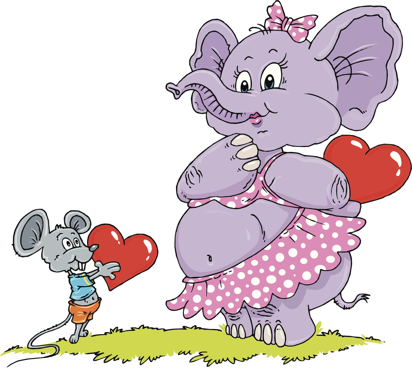 大象对老鼠说:你是我见过的最小,最无用的东西