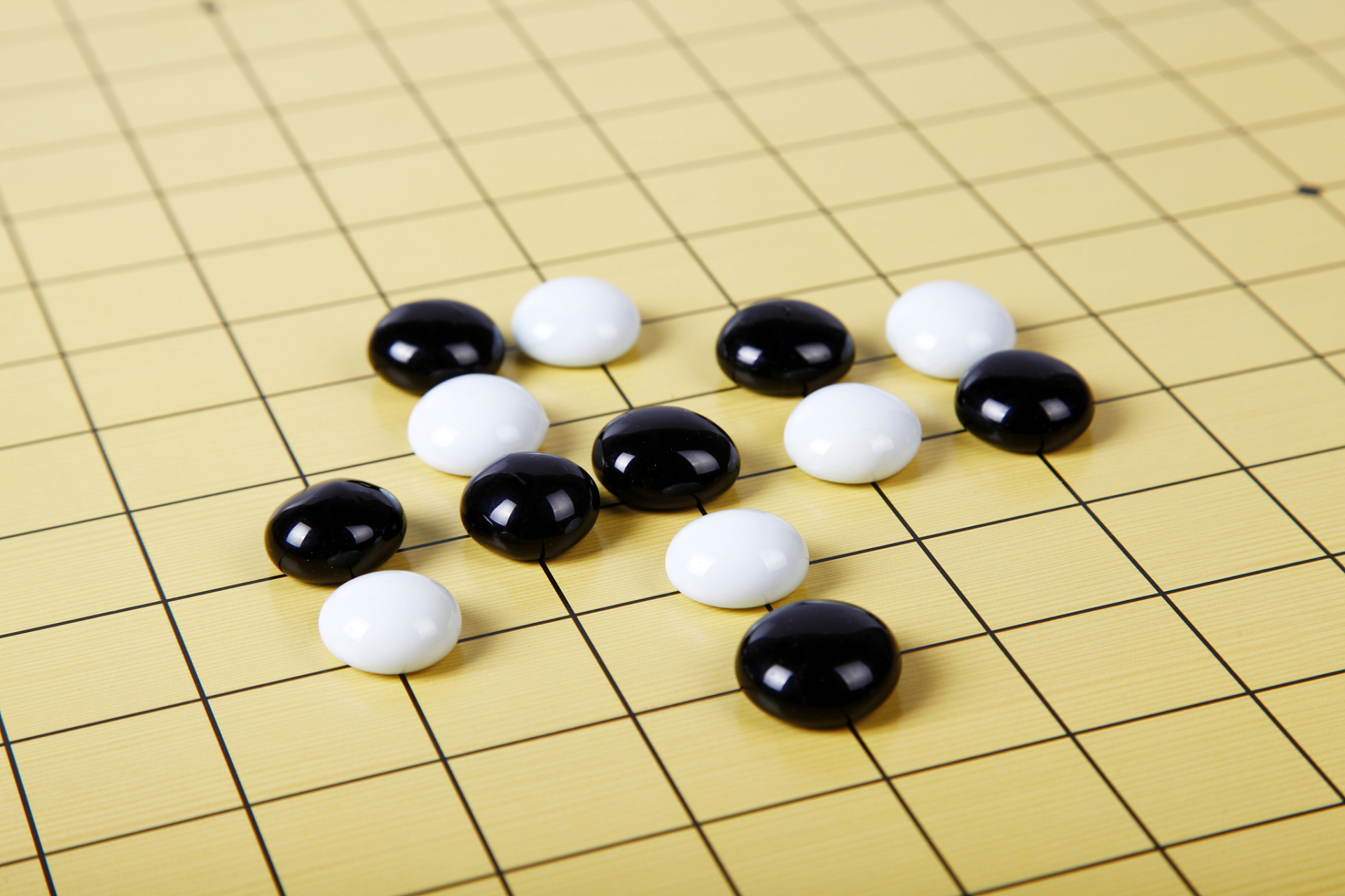 五子棋摆图案大全图片