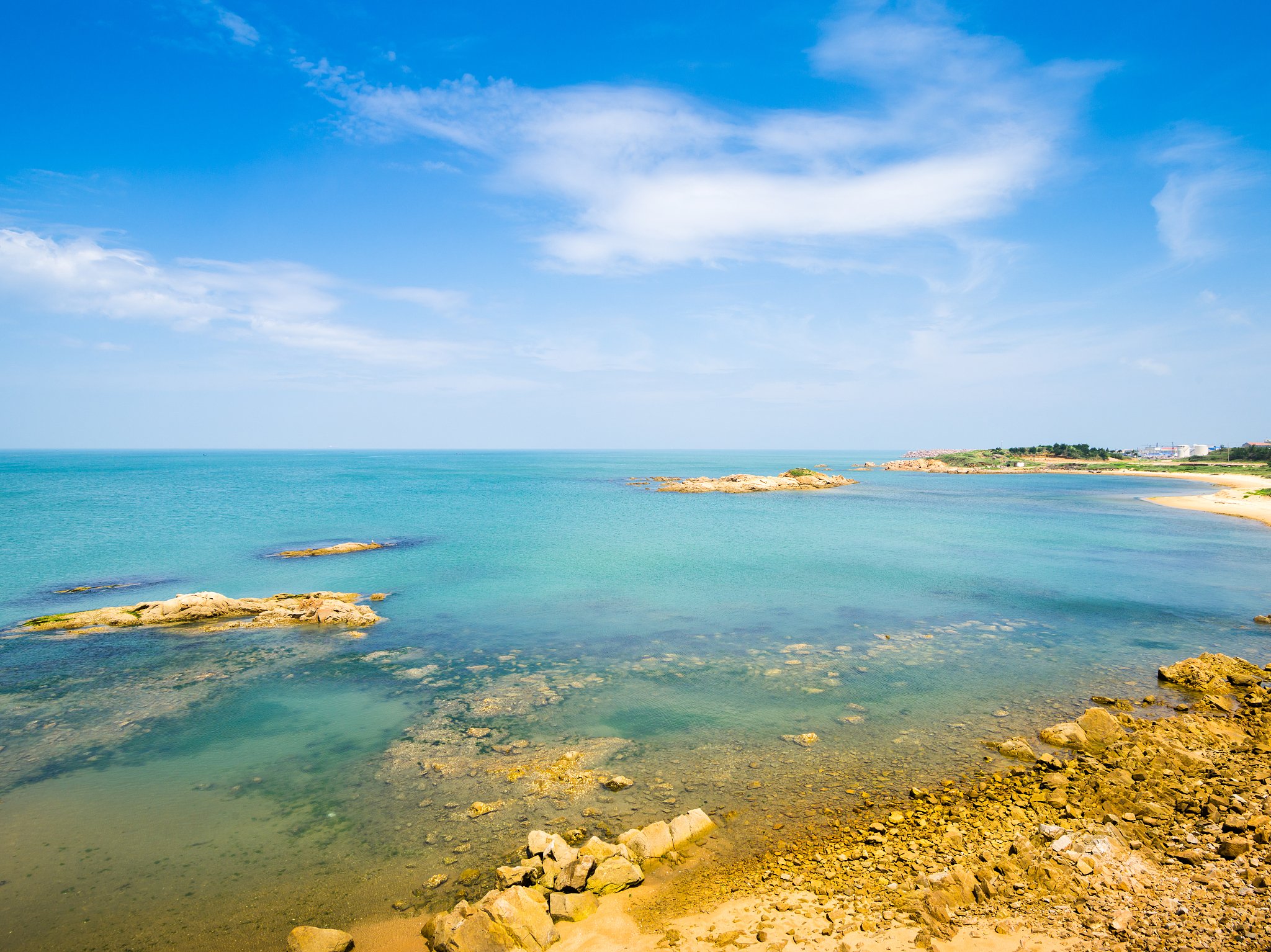 钦州三娘湾碧海蓝天,沉浸在自然魅力与美丽风光中!