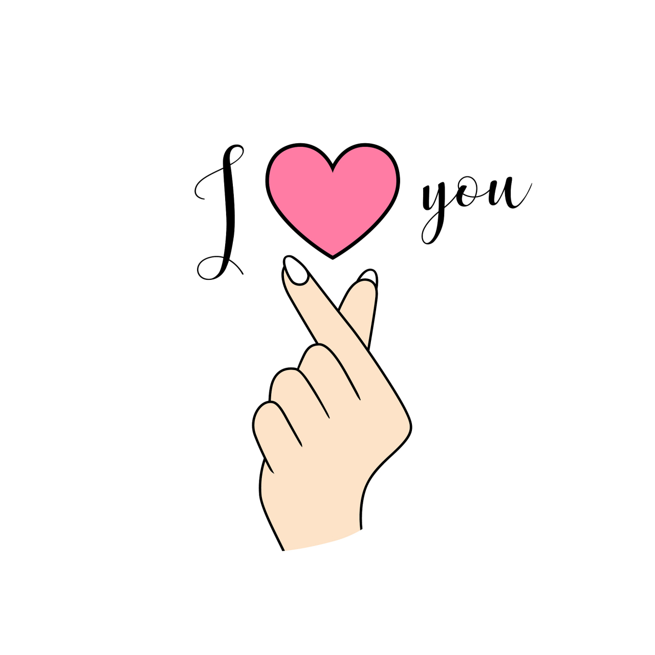 [比心]今天无意,见到一个[比心]手势有六个指头.