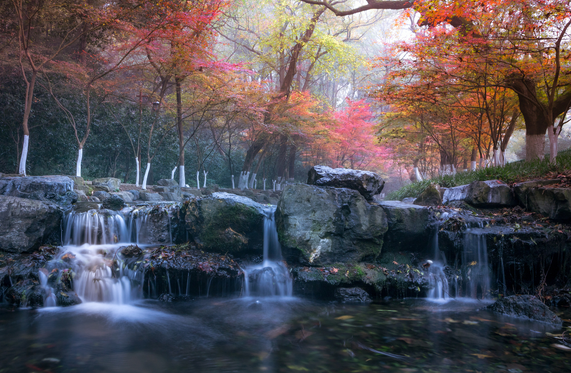 镜头里的春天#春游的济南之春,九如山风景区宛如一幅宁静致远的画卷