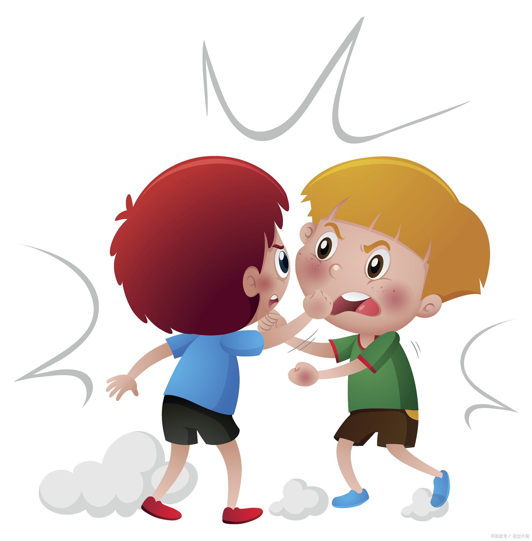 孩子的奶奶赶紧拉住道歉,说:"俺这个,就是手欠!