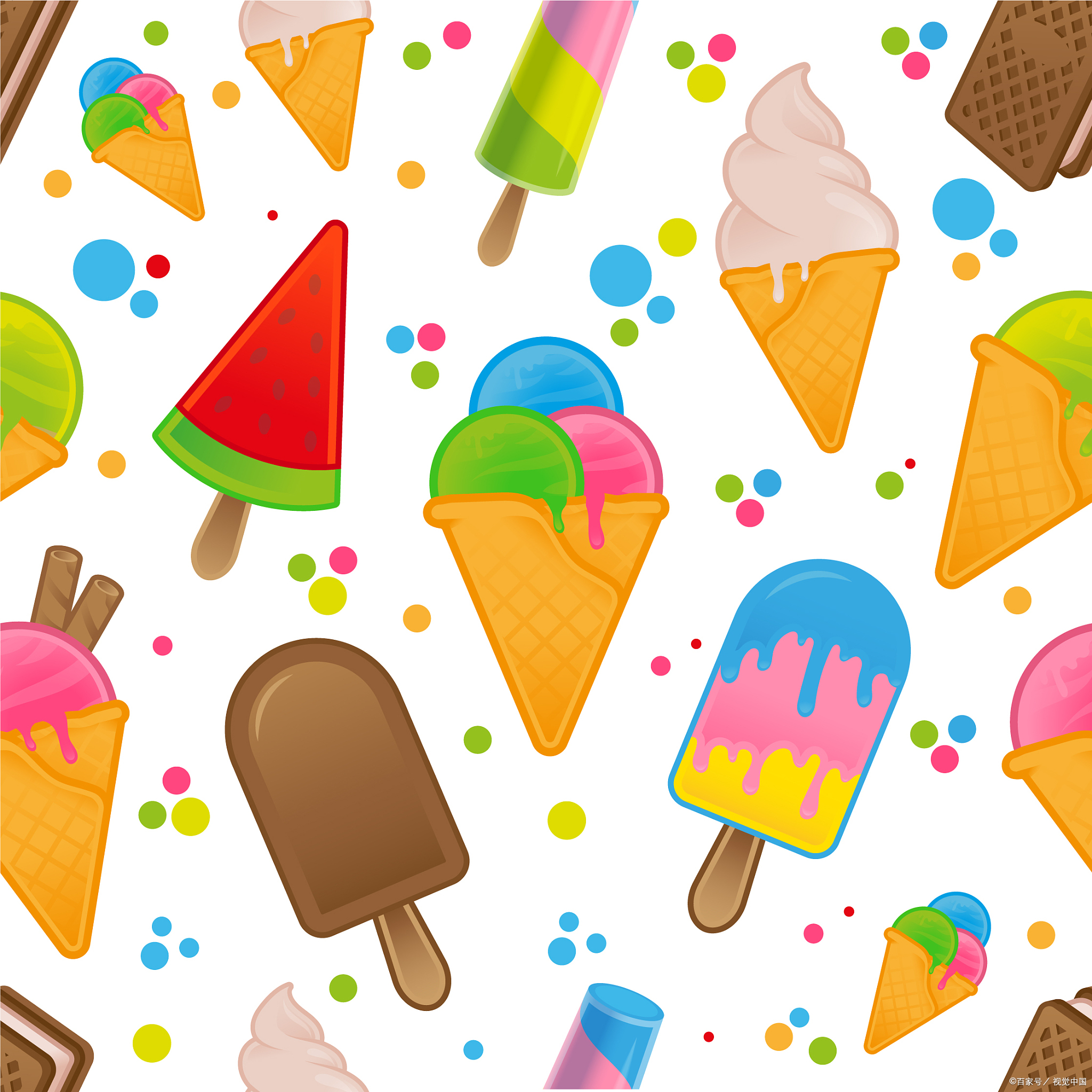 冰淇淋怎么绘画?