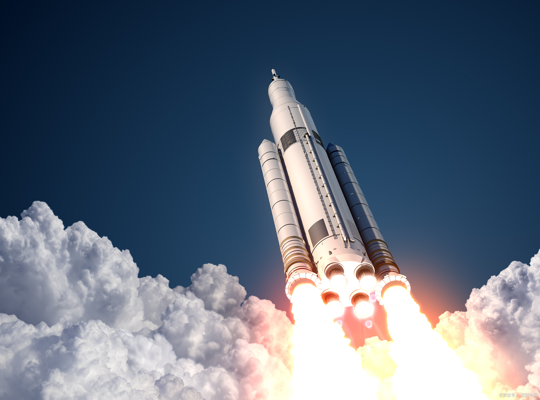 长征三号乙运载火箭承载着卫星互联网高轨卫星02星成功升空