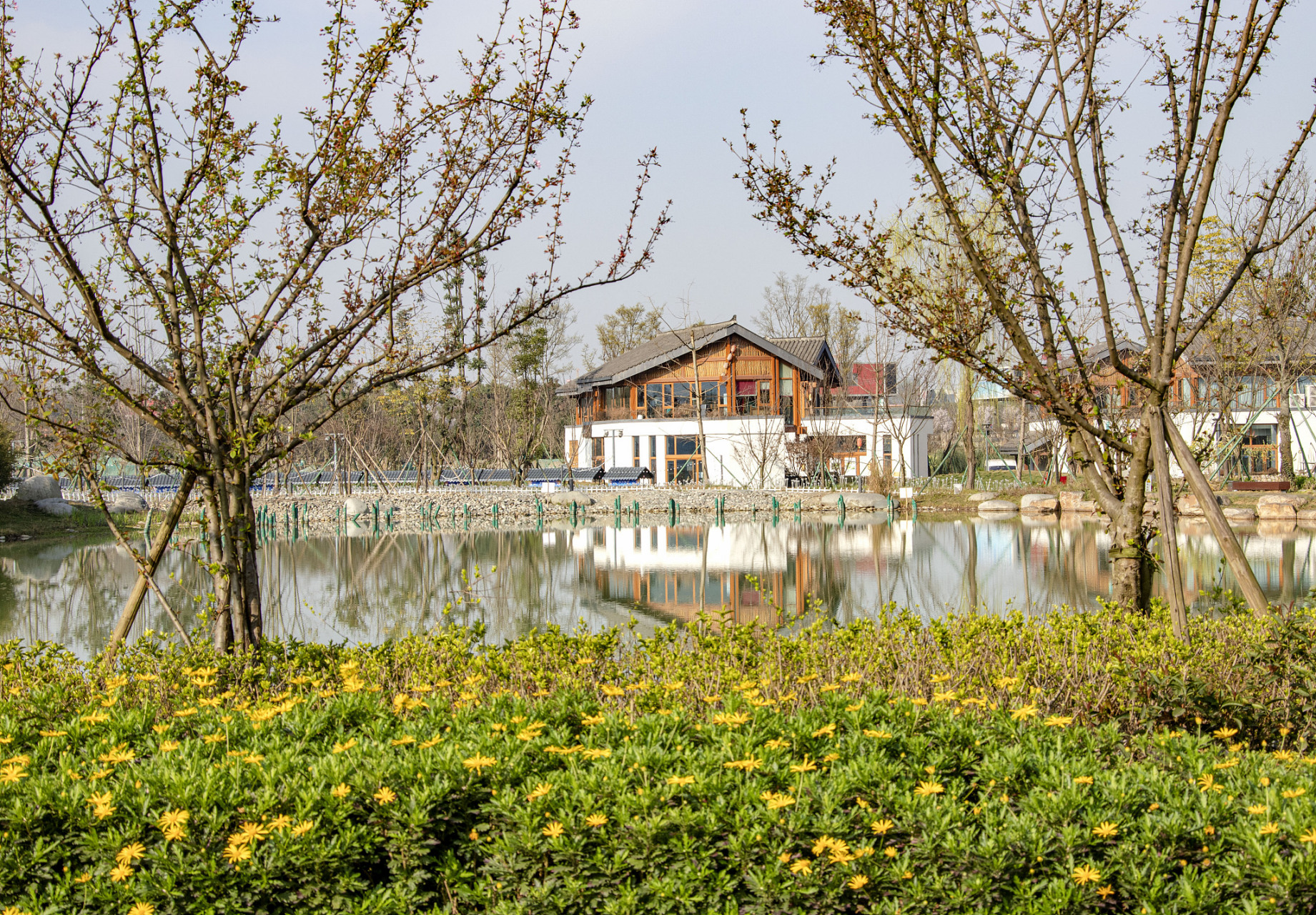 本地mcn挑战赛# 东来桃源景区,坐落在简阳市贾家镇的西北方向,占地