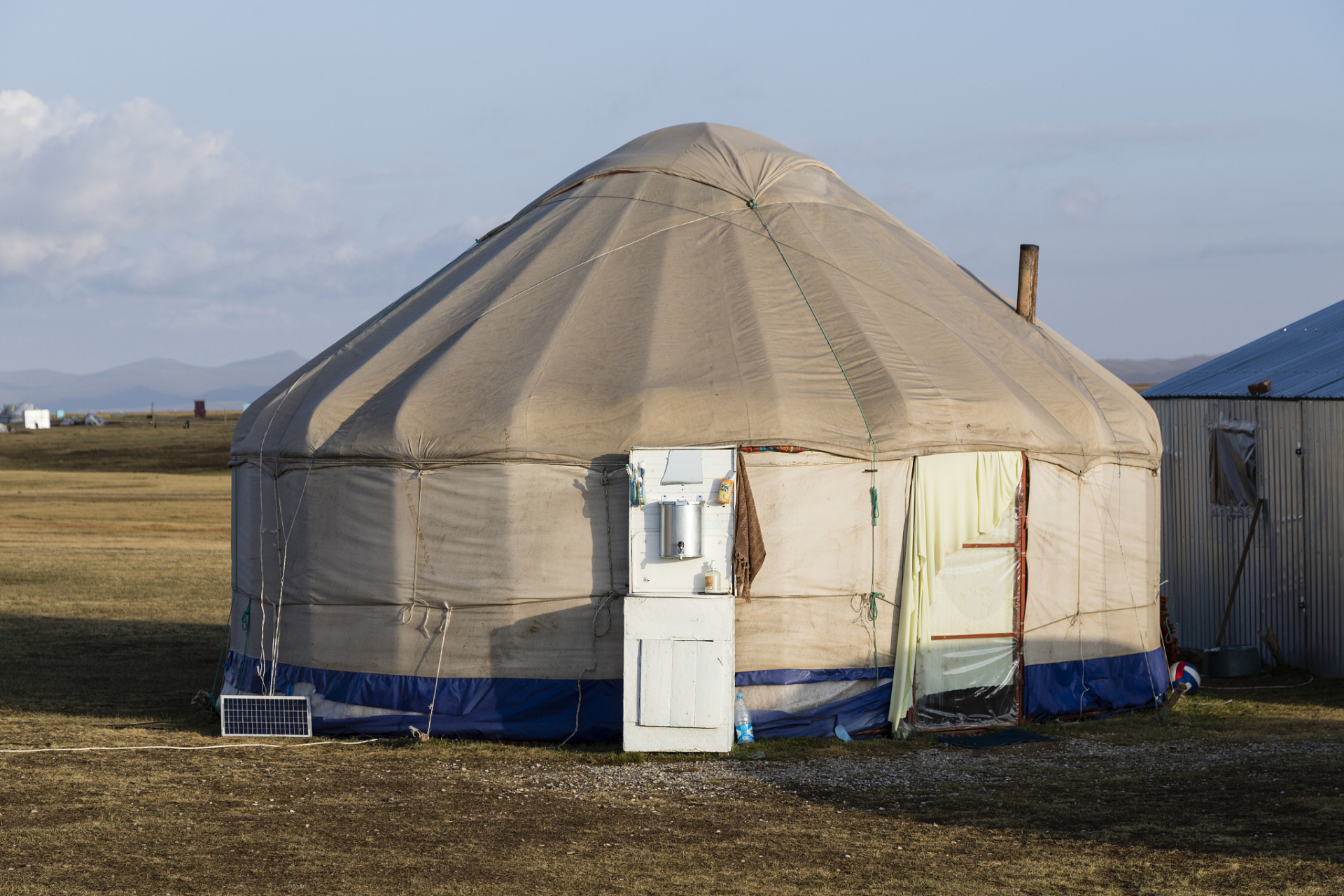 奔赴春天的旅行#踏春我参观了哈萨克族的传统住所——毡房.