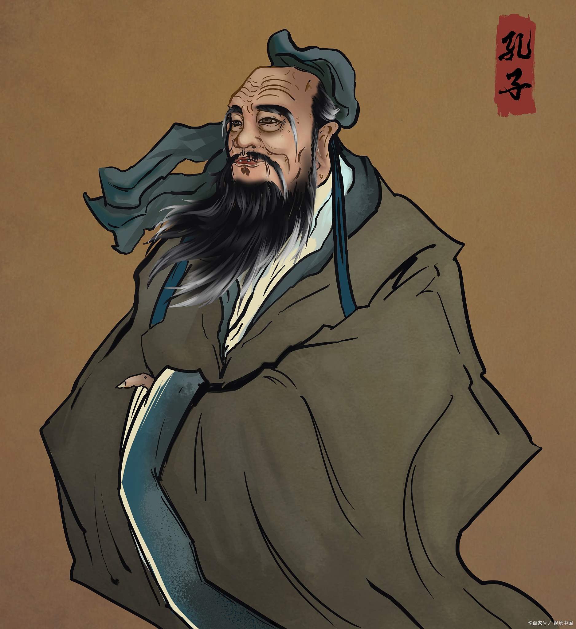 孔子讲学弟子传播