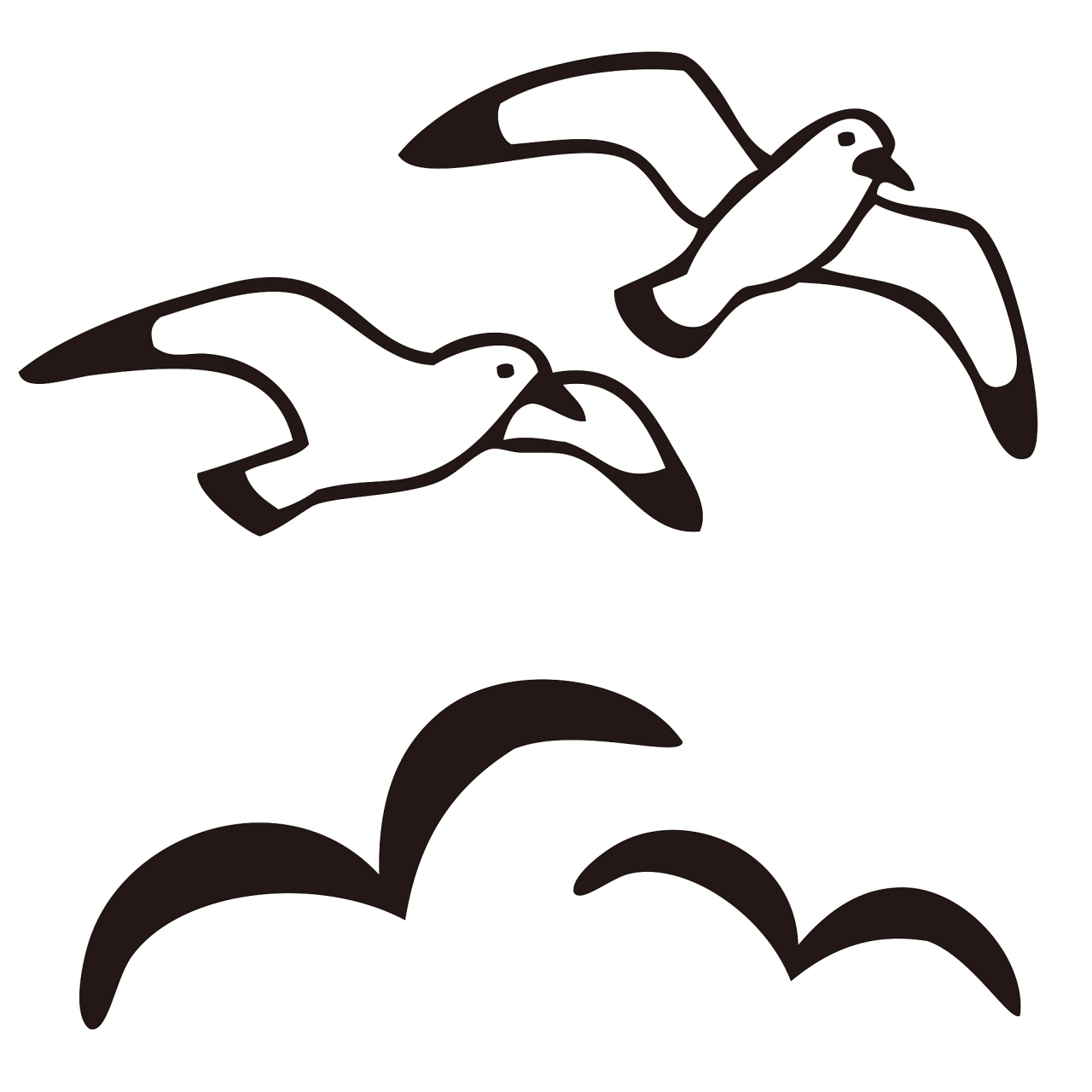 海鸥简笔画教程  96 海鸥简笔画教程来啦,亲爱的朋友们!