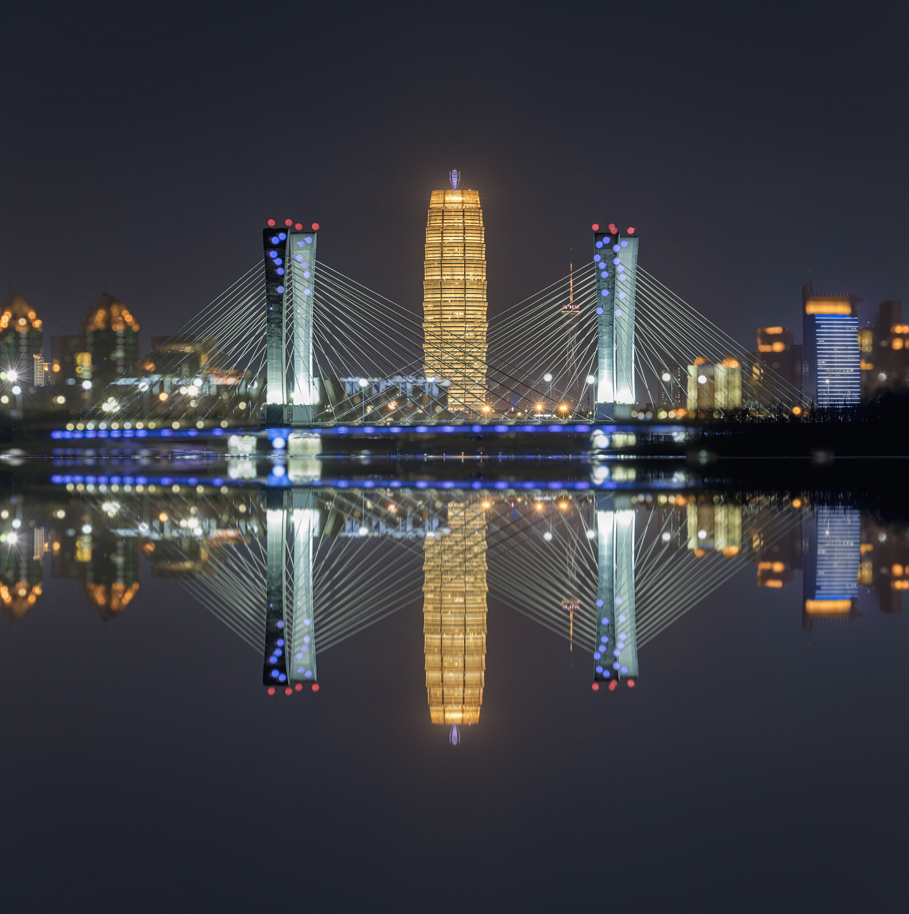 郑州夜景图片真实图片