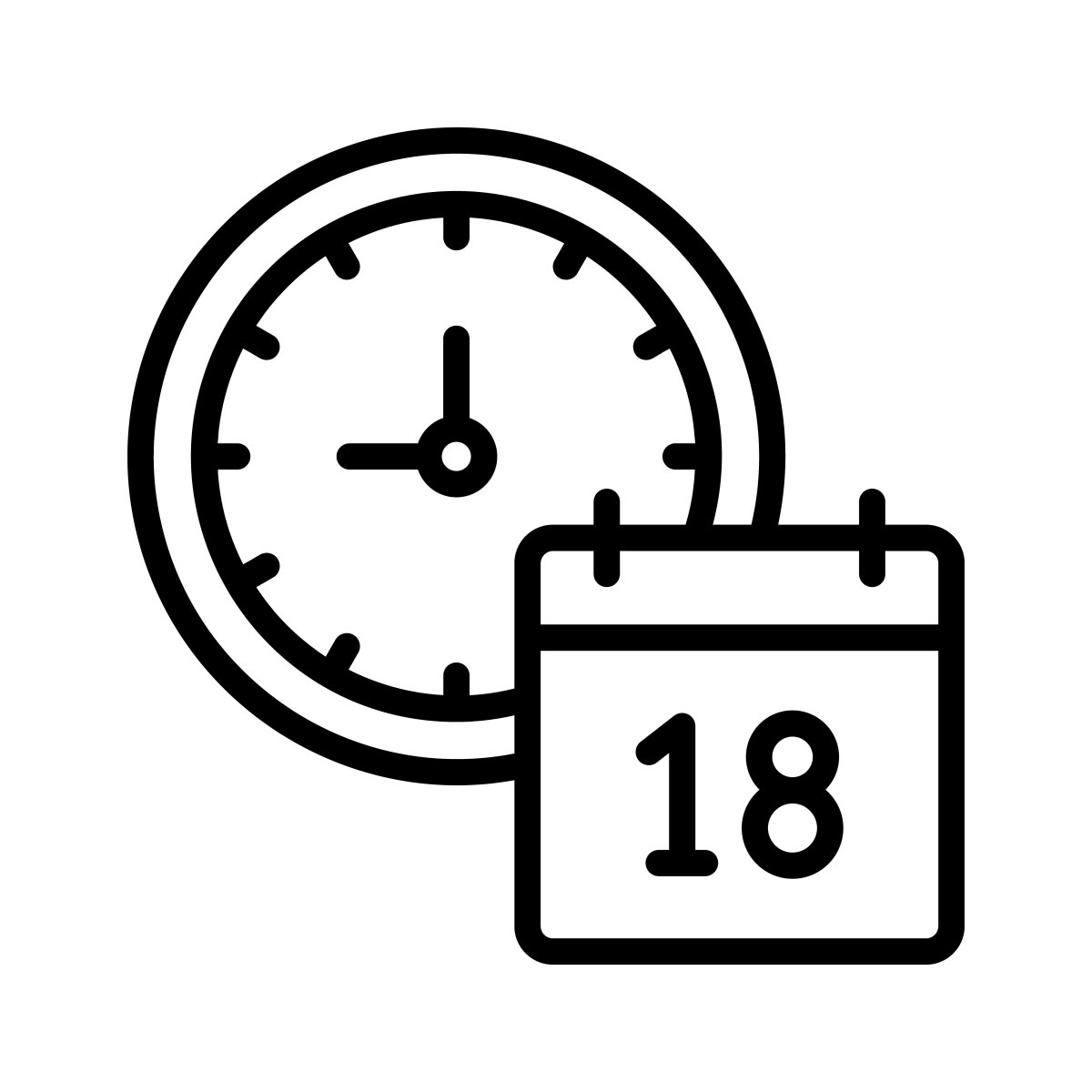 一周内你的工作休息模式如同过山车般起伏不定,倒计时牌简笔画时间