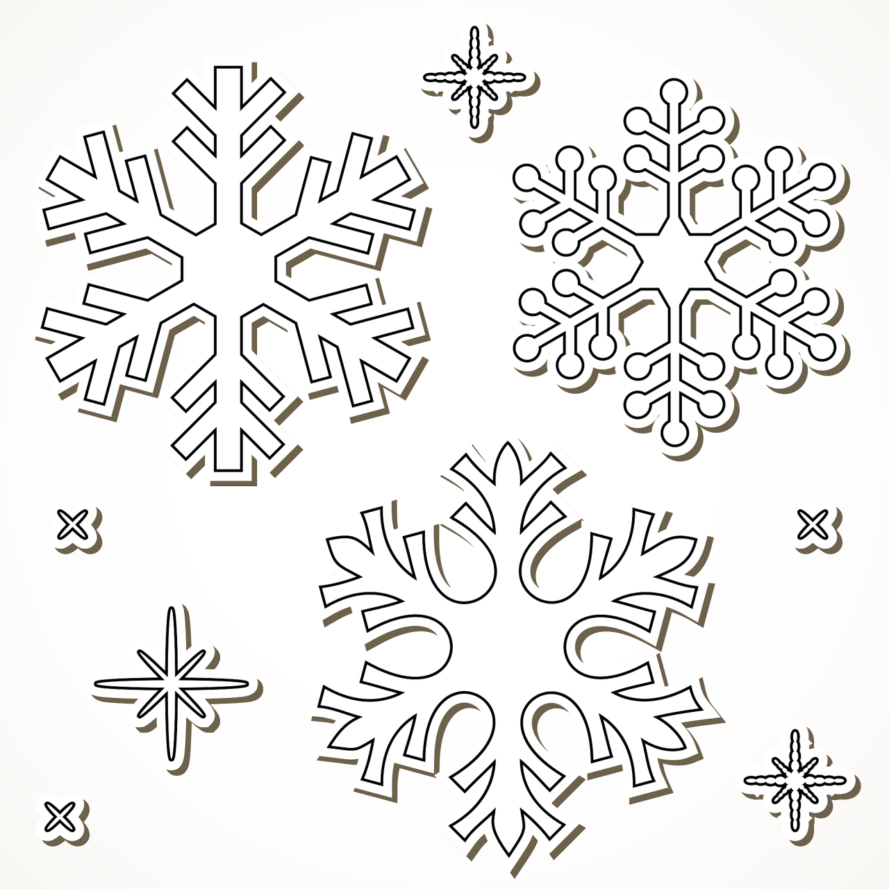 想要轻松学会画雪花简笔画吗?
