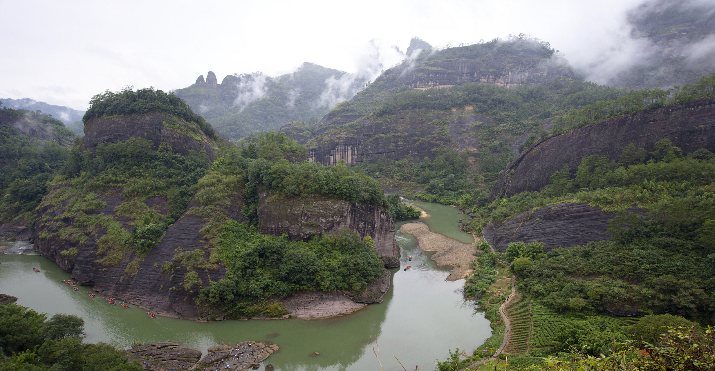 龙岩冠豸山景区图片图片