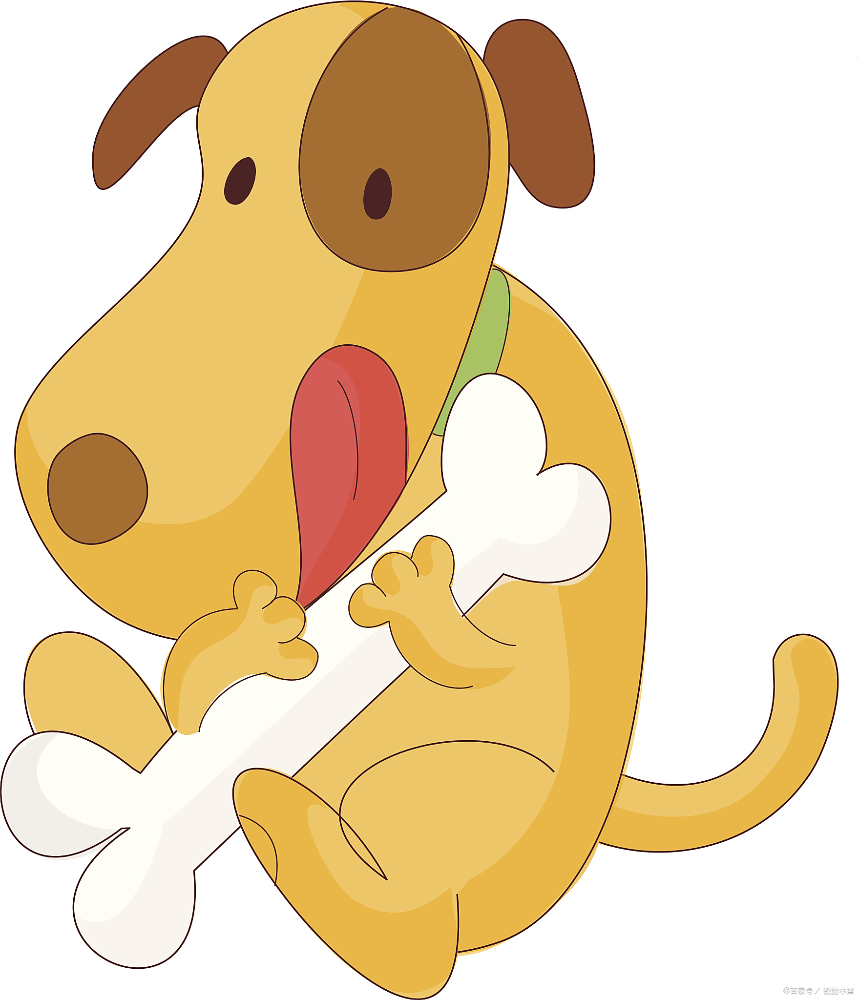 是什么固执的动画图片小狗咬东西卡通图片咬牙坚持表情包被咬腿的猪