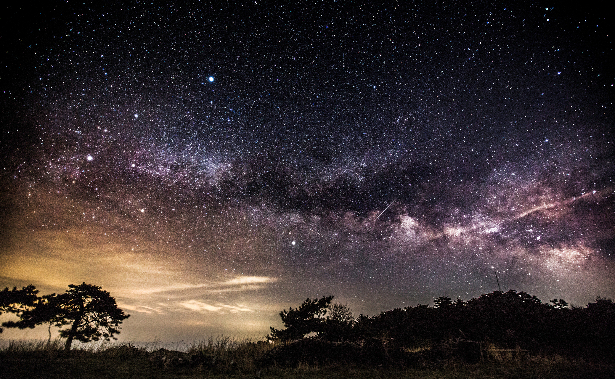 真实星空图片 摄影图片