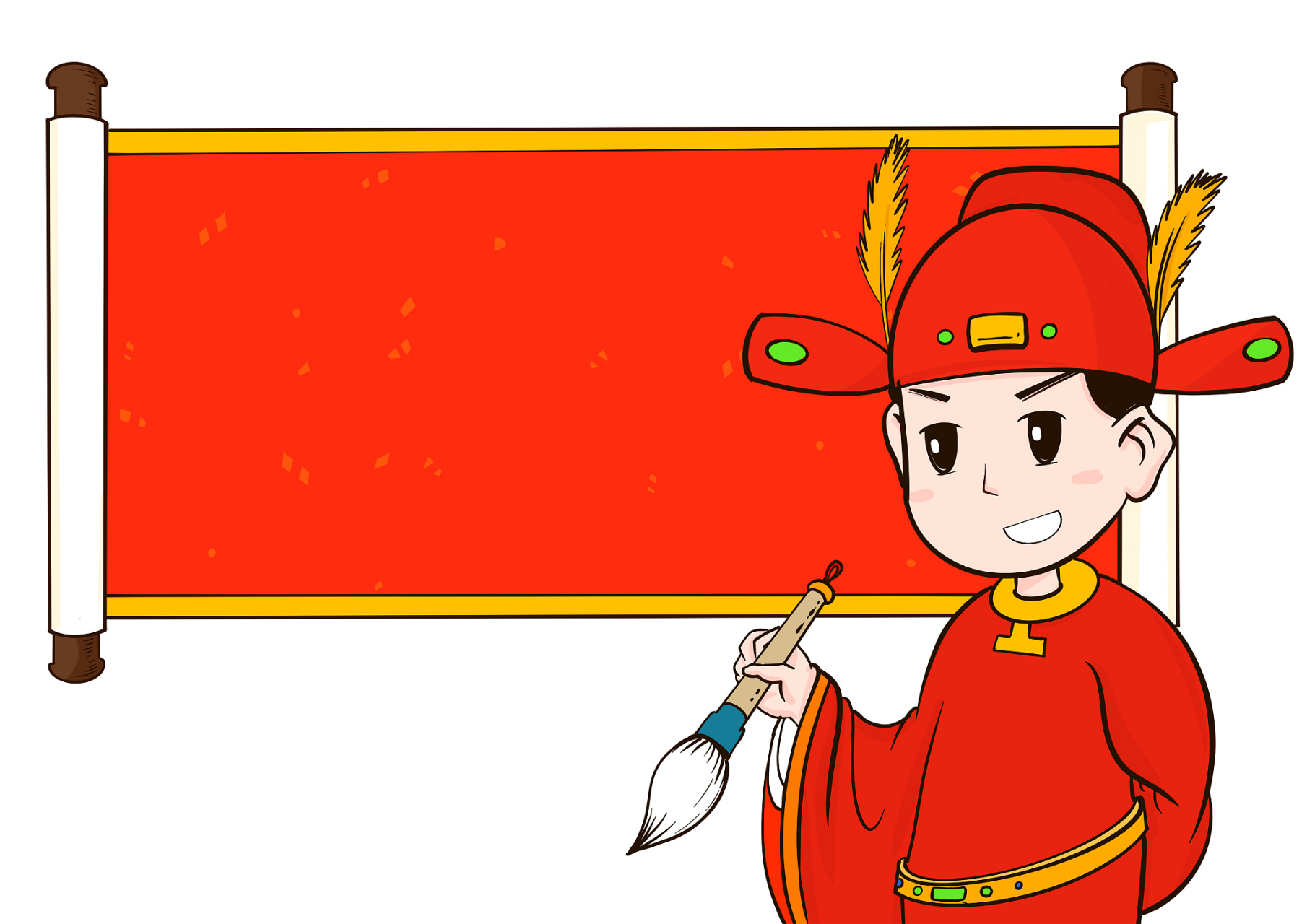 剩下的,就是等着"放榜",人们常祝福的"金榜题名".