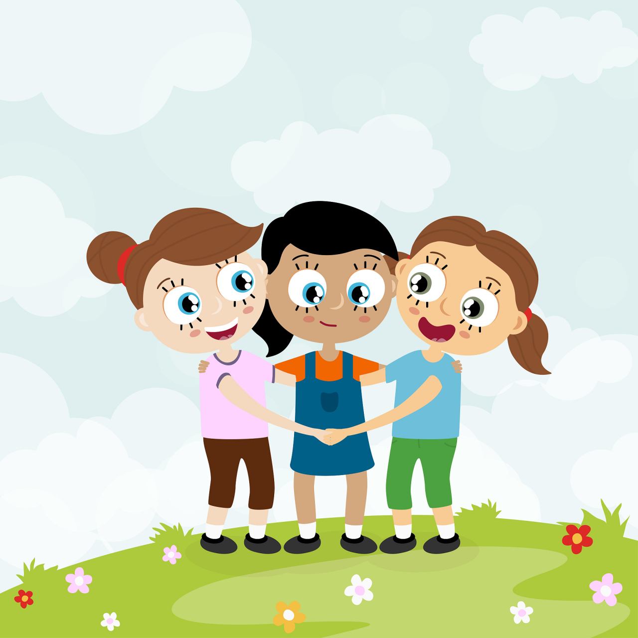 小脚鸭情商管理小绘本《幼儿园的好朋友》,胆小的小脚鸭不敢交朋 