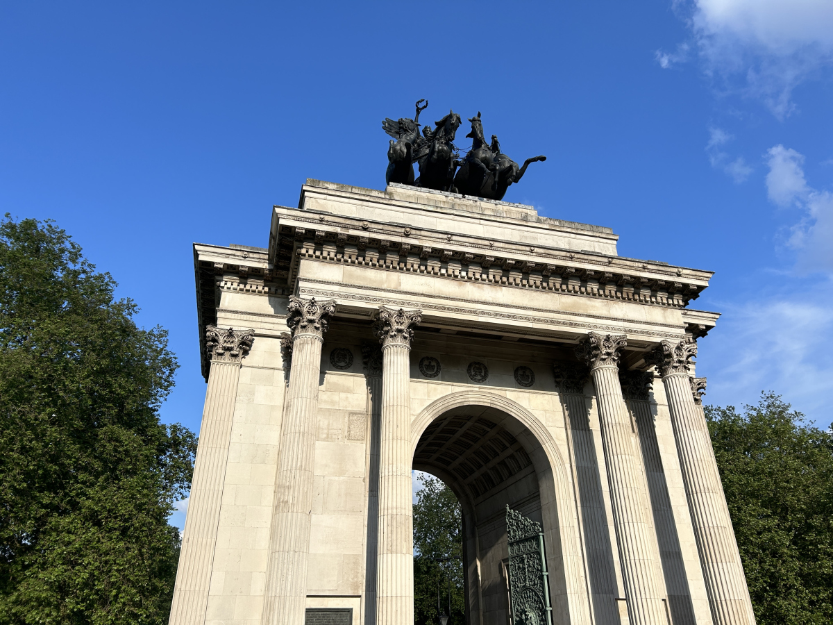 英国凯旋门图片伦敦标志性建筑伦敦大门英国威灵顿凯旋门伦敦凯旋门