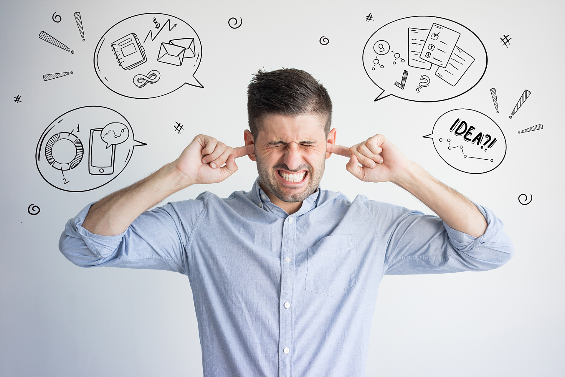 "我能听到别人在说话,但是听不清他们到底在说什么.