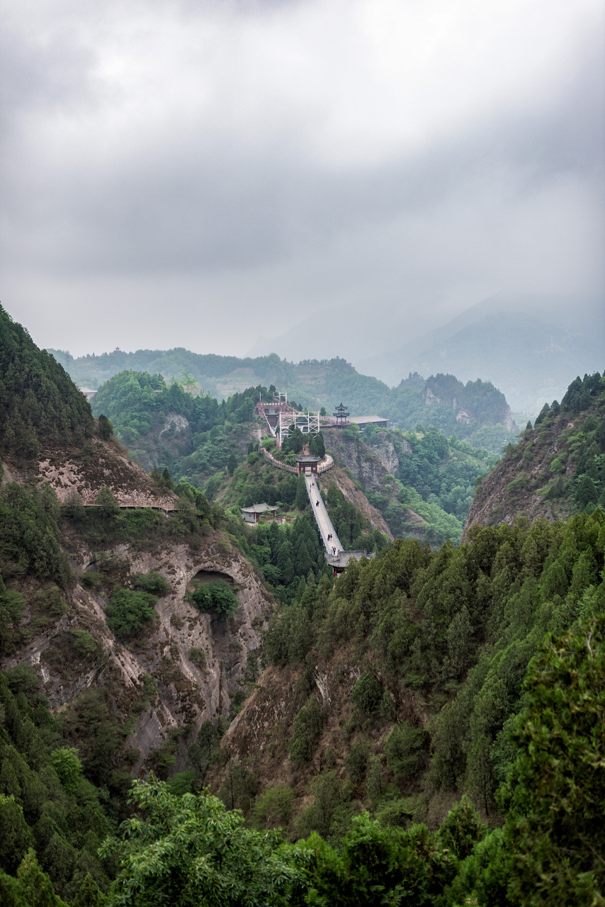 宝鸡九龙山景区导游图图片