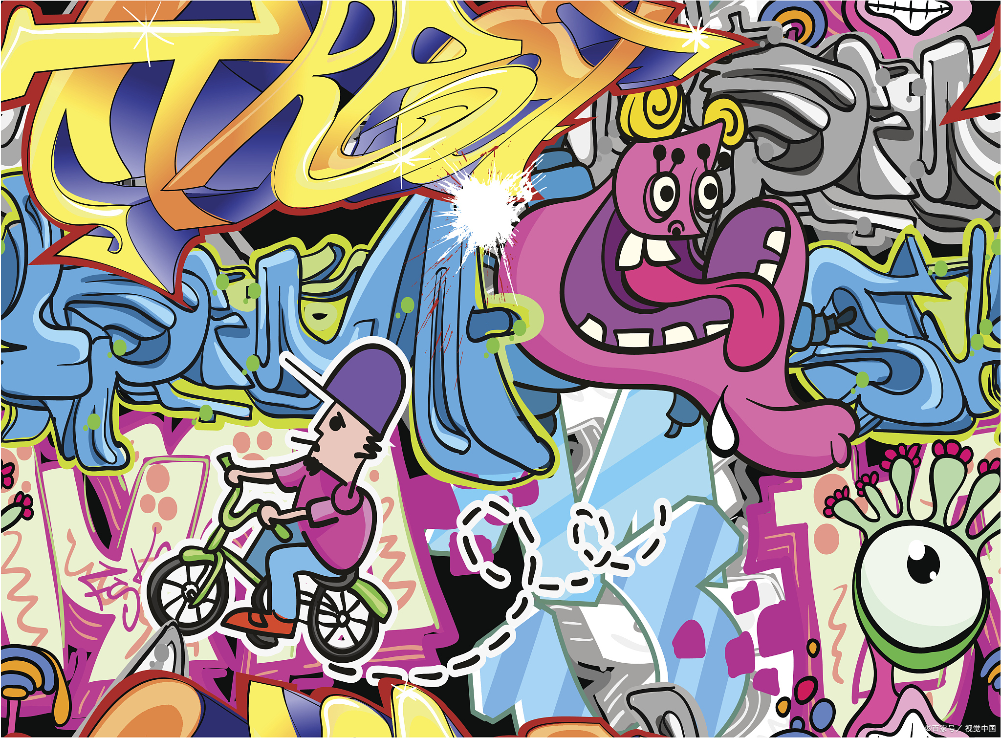 男孩在家中墙上涂鸦,父亲称不反对,你会让孩子在墙上涂鸦吗?