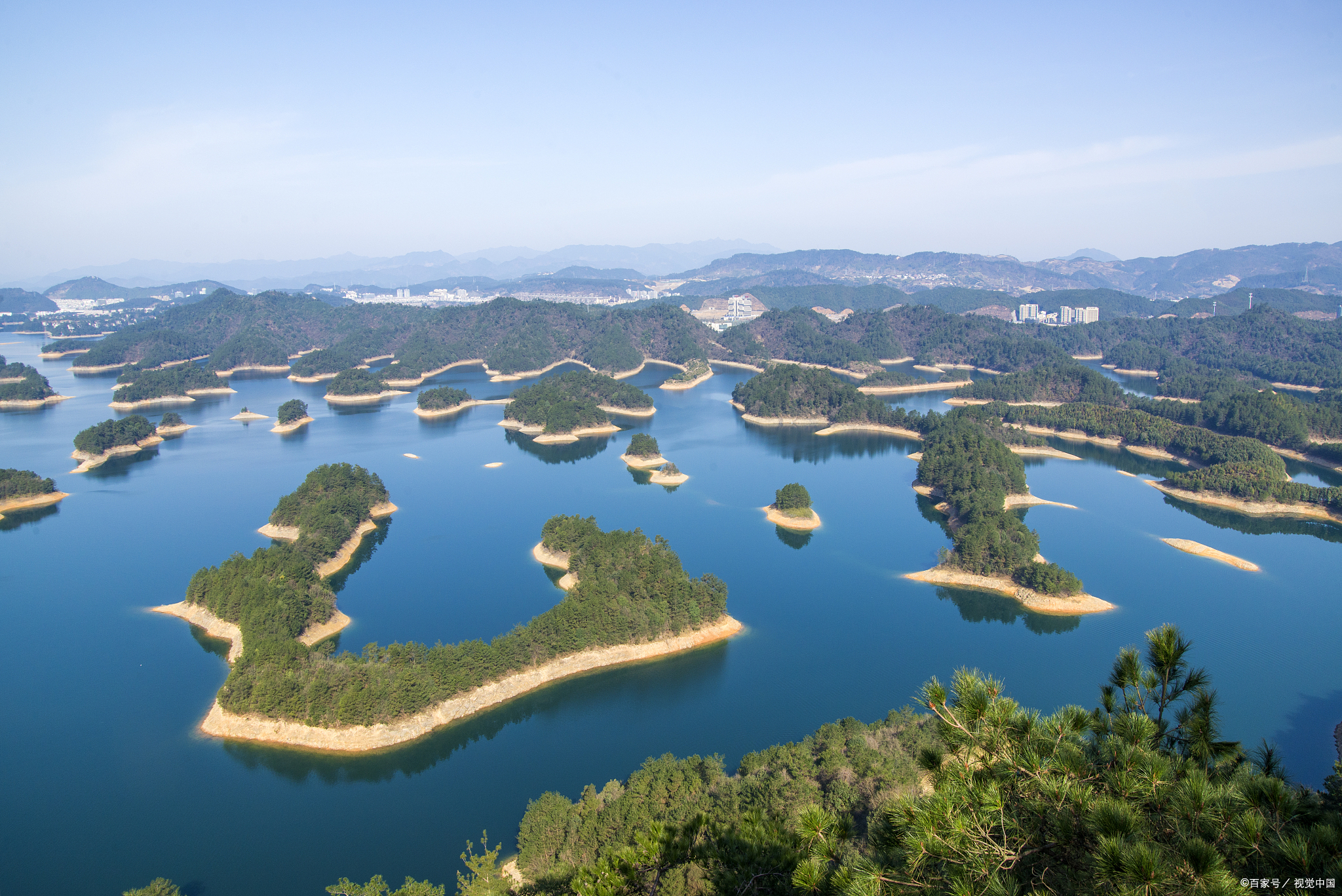 千岛湖源头新安江图片图片