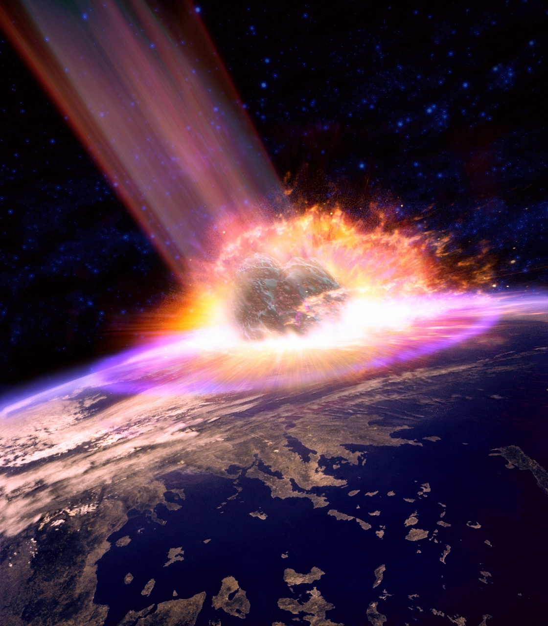 这个奇点爆炸形成了现在的宇宙,一个比原子还小的点就能搞出这么多