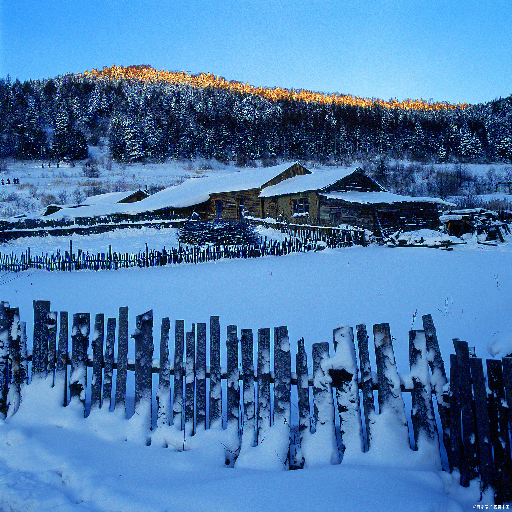 山里各庄雪乡图片