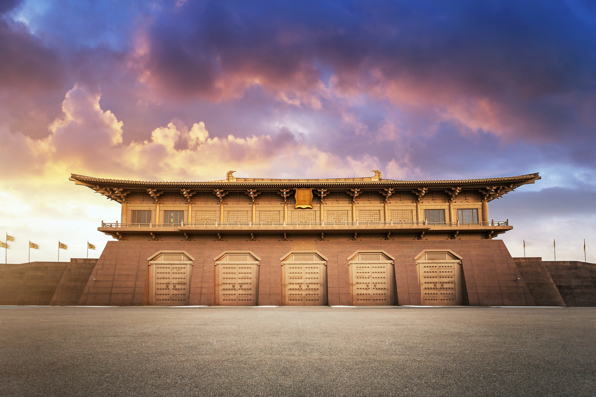 这一站就出发#大明宫是唐帝国最宏伟壮丽的宫殿建筑群,也是当时世界