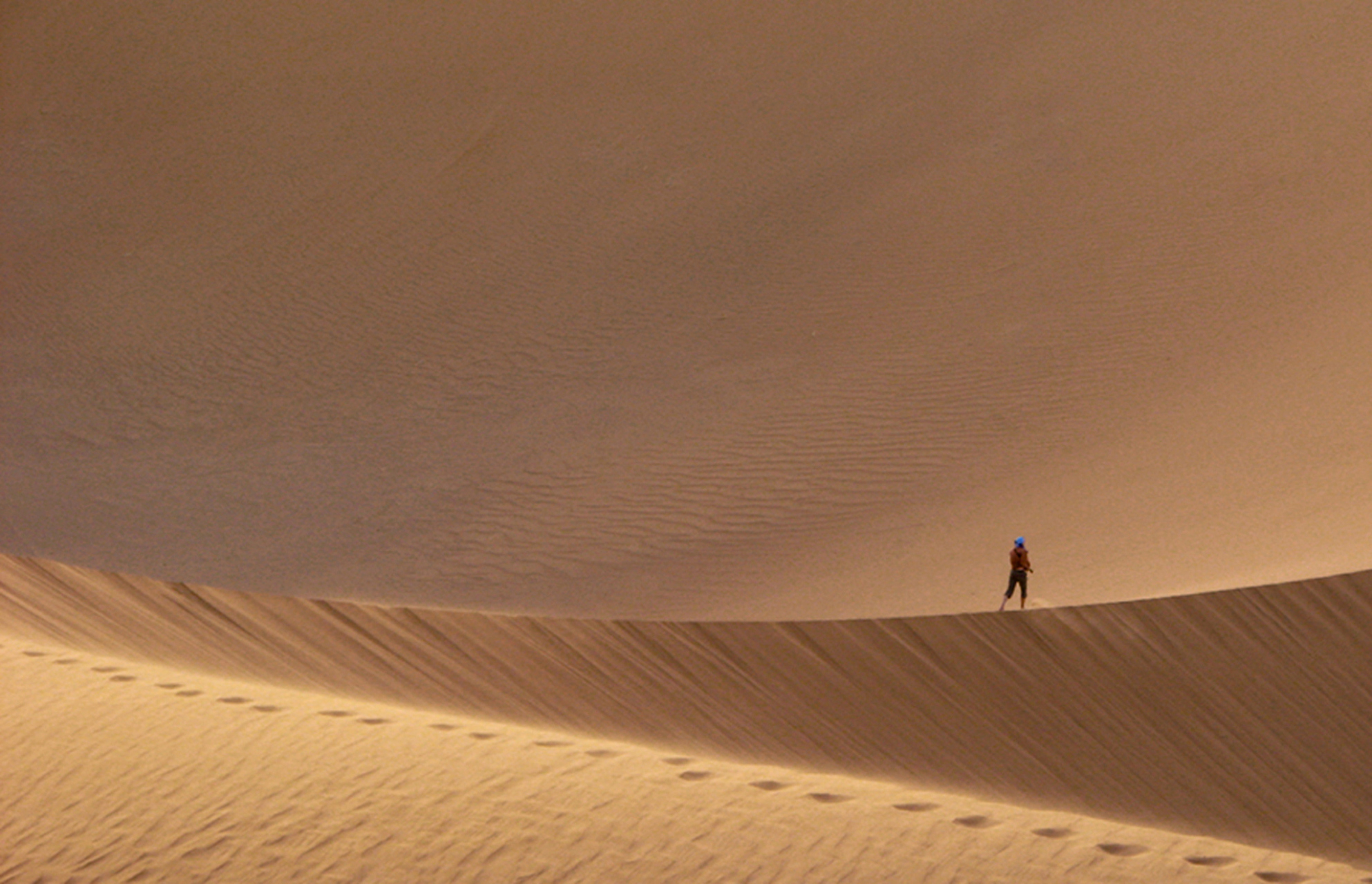 就像是沙漠里长途跋涉的孤独旅人,在身心将要枯竭时,突然见到一片绿洲