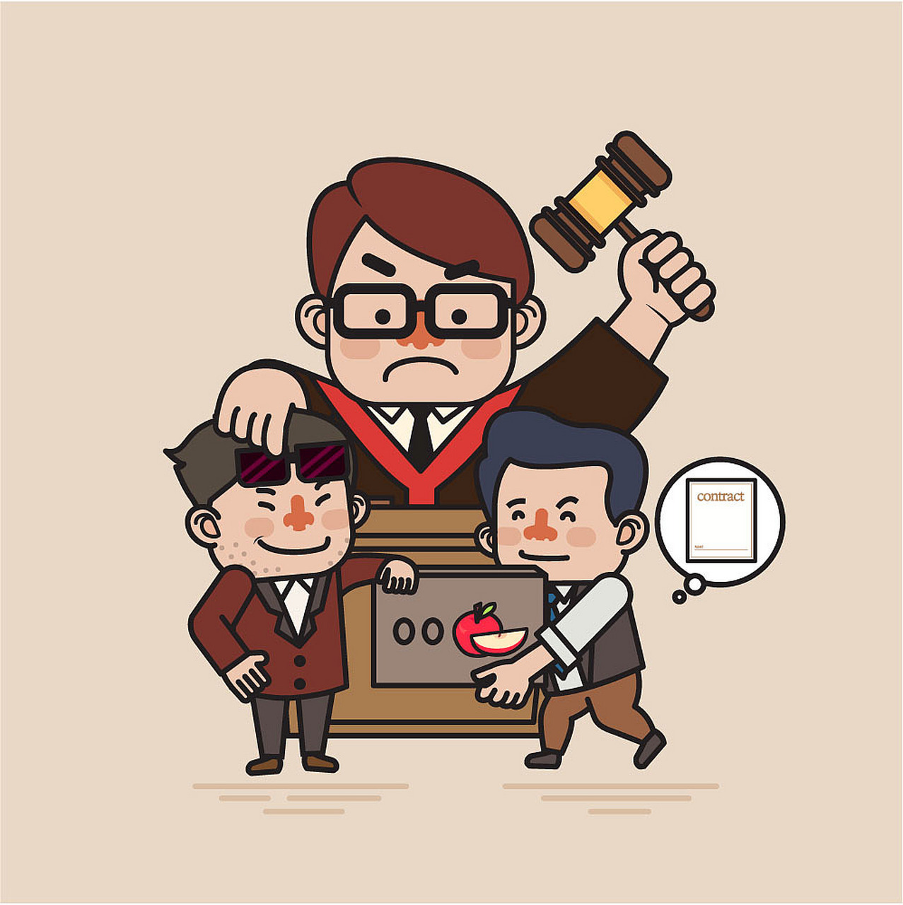 他经常接受一些有争议的案件,比如为贪污犯辩护,或者为侵犯他人权益的