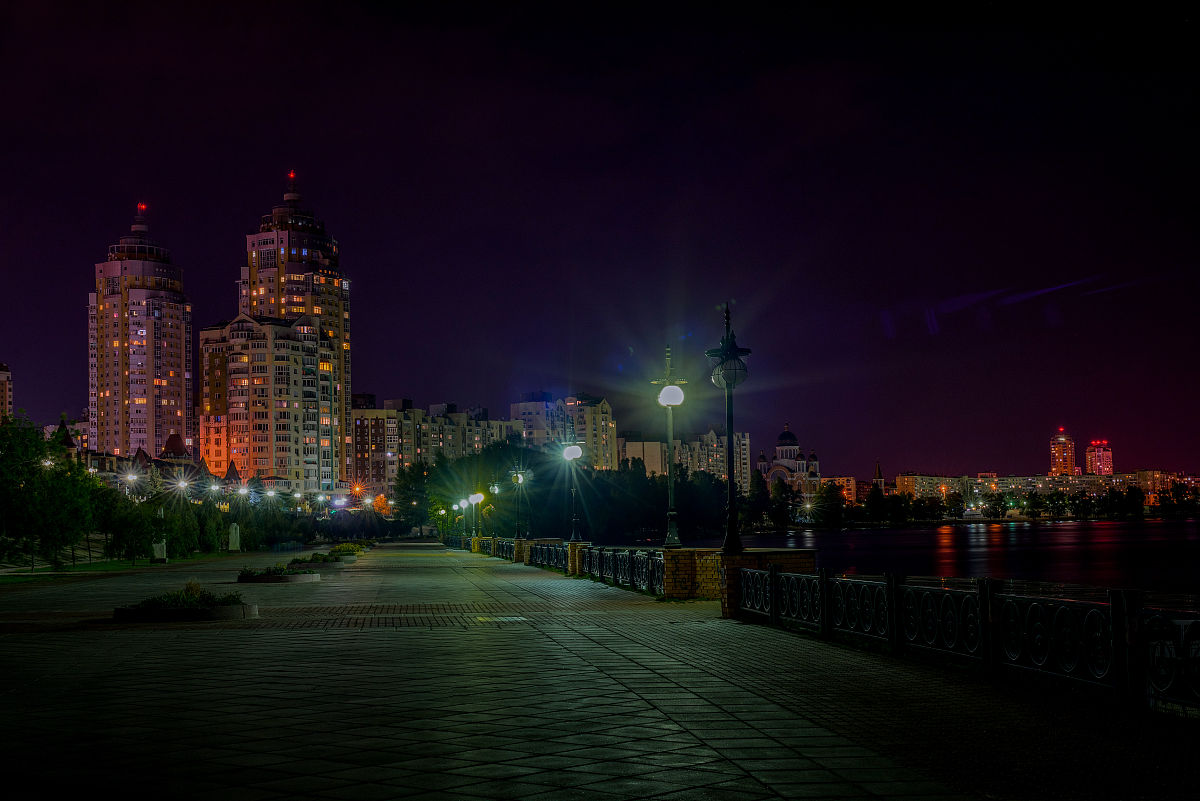 吉林省白山市夜景图片