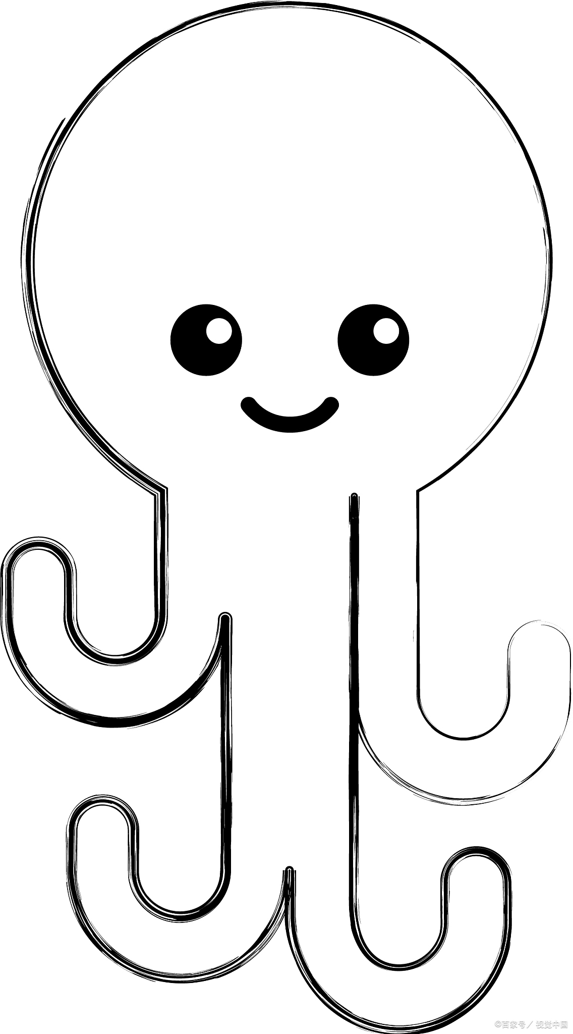 动物简笔画的本质就是【几何图形 线条组合】,甭整虚的,先抓轮廓再补