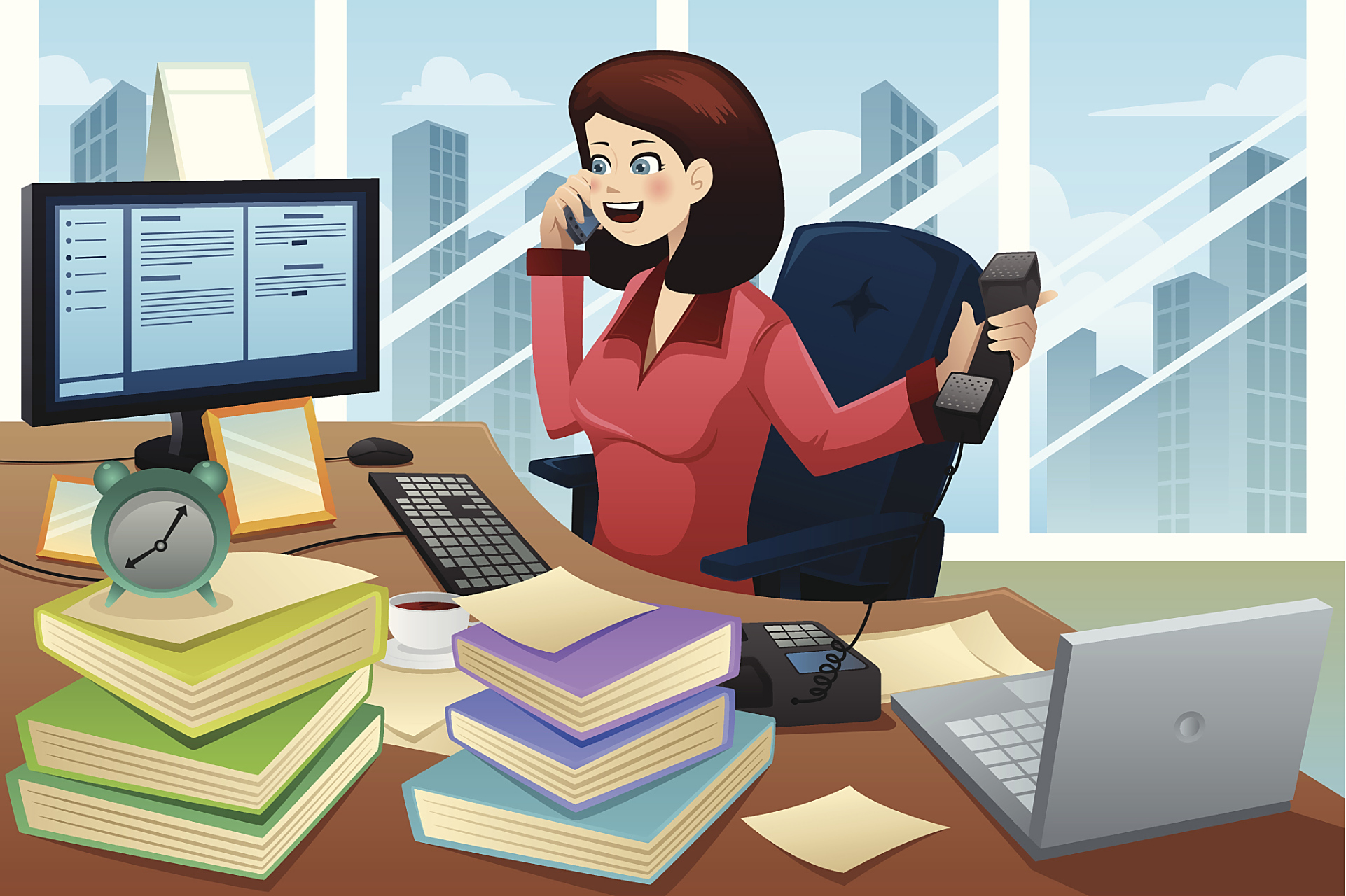 湖南人有自己的上班方式#