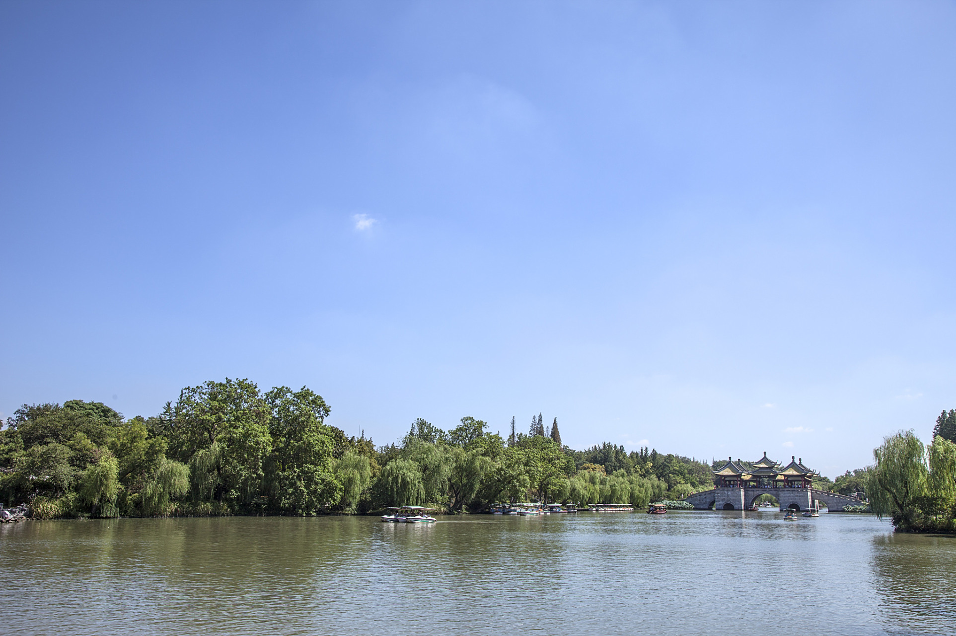 武汉东湖梨园是东湖生态旅游风景区的主要园林之一,占地500余亩,园内