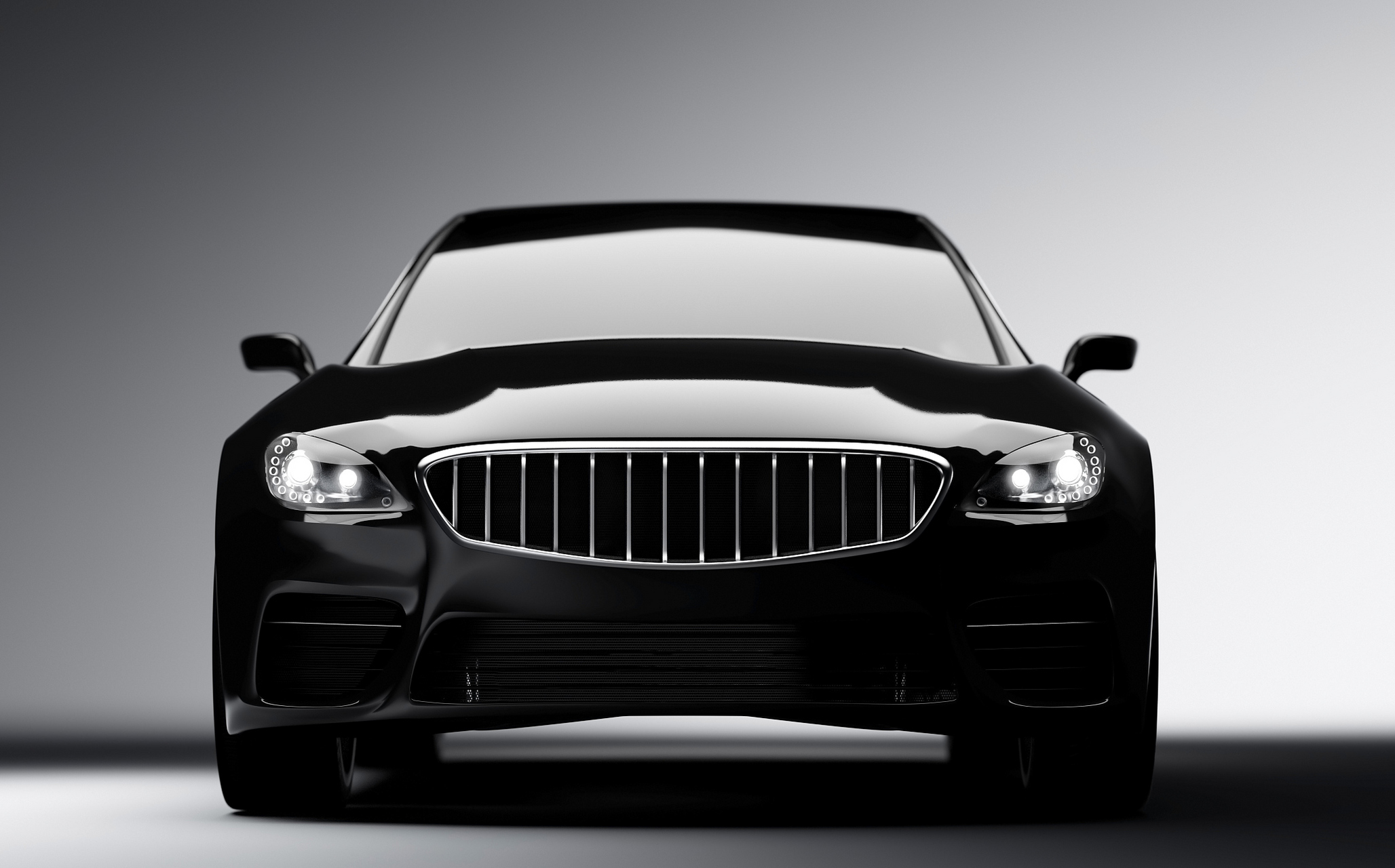 我是一辆黑色汽车.