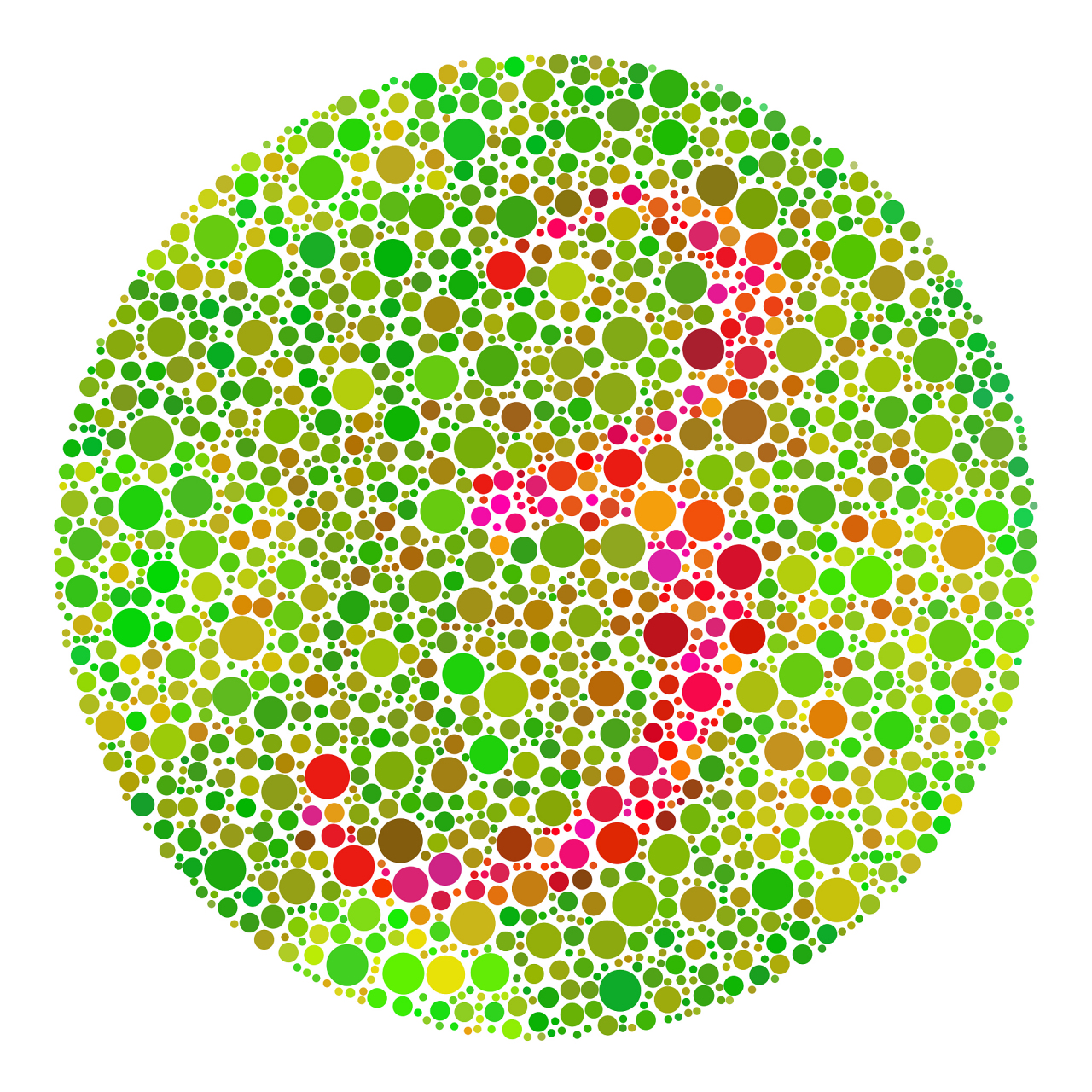 红黄绿色盲三色图片