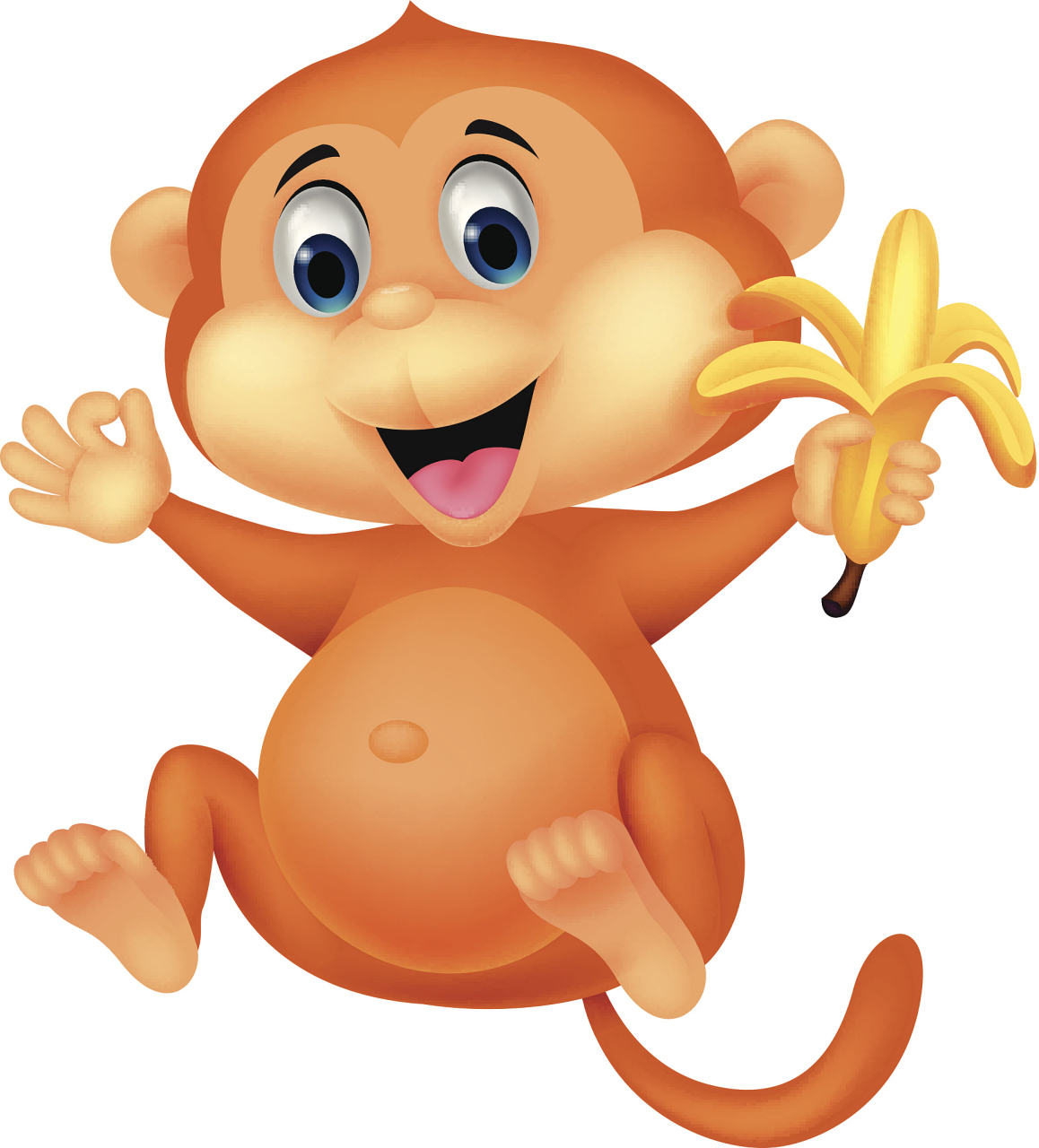 小明好奇地问:"小华,你知道为什么猴子喜欢吃香蕉吗?