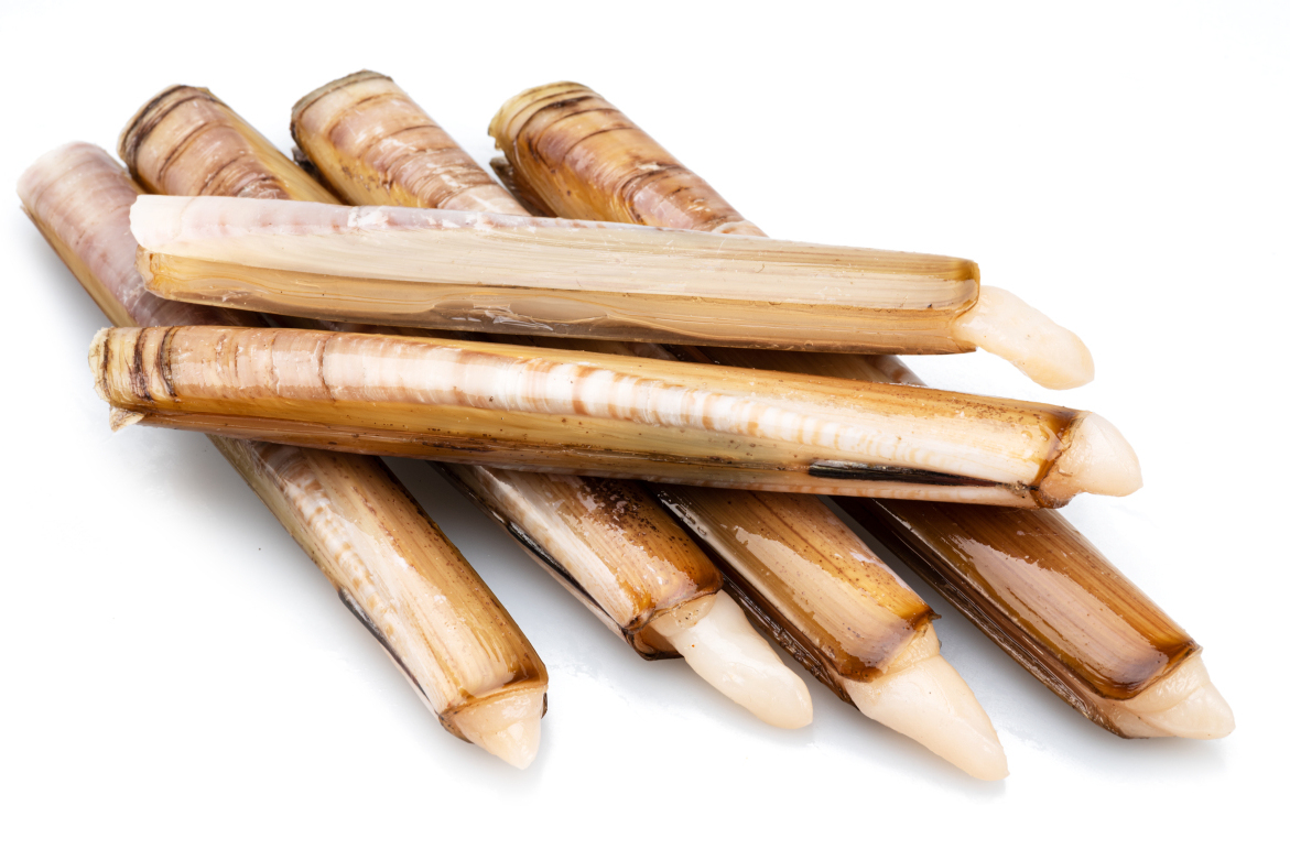 一种简单而美味的海蛏子做法是:清洗海蛏子并焯水,然后爆炒姜蒜,加入