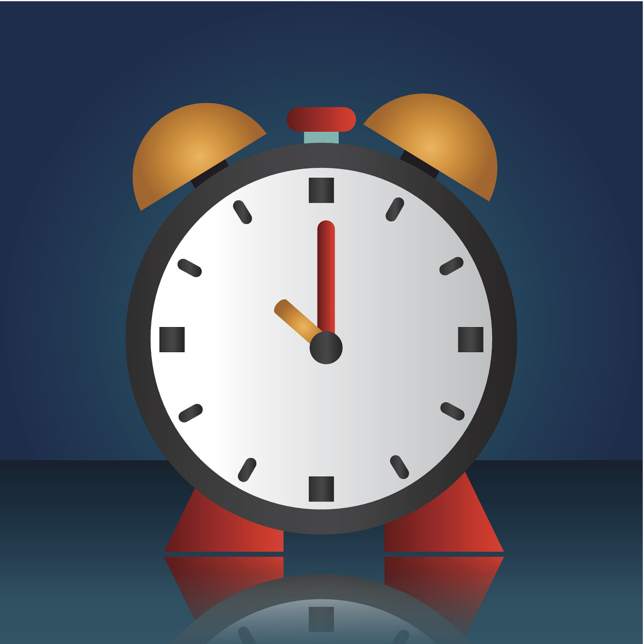 你看挂在墙壁上的时钟,不是在转圈圈么