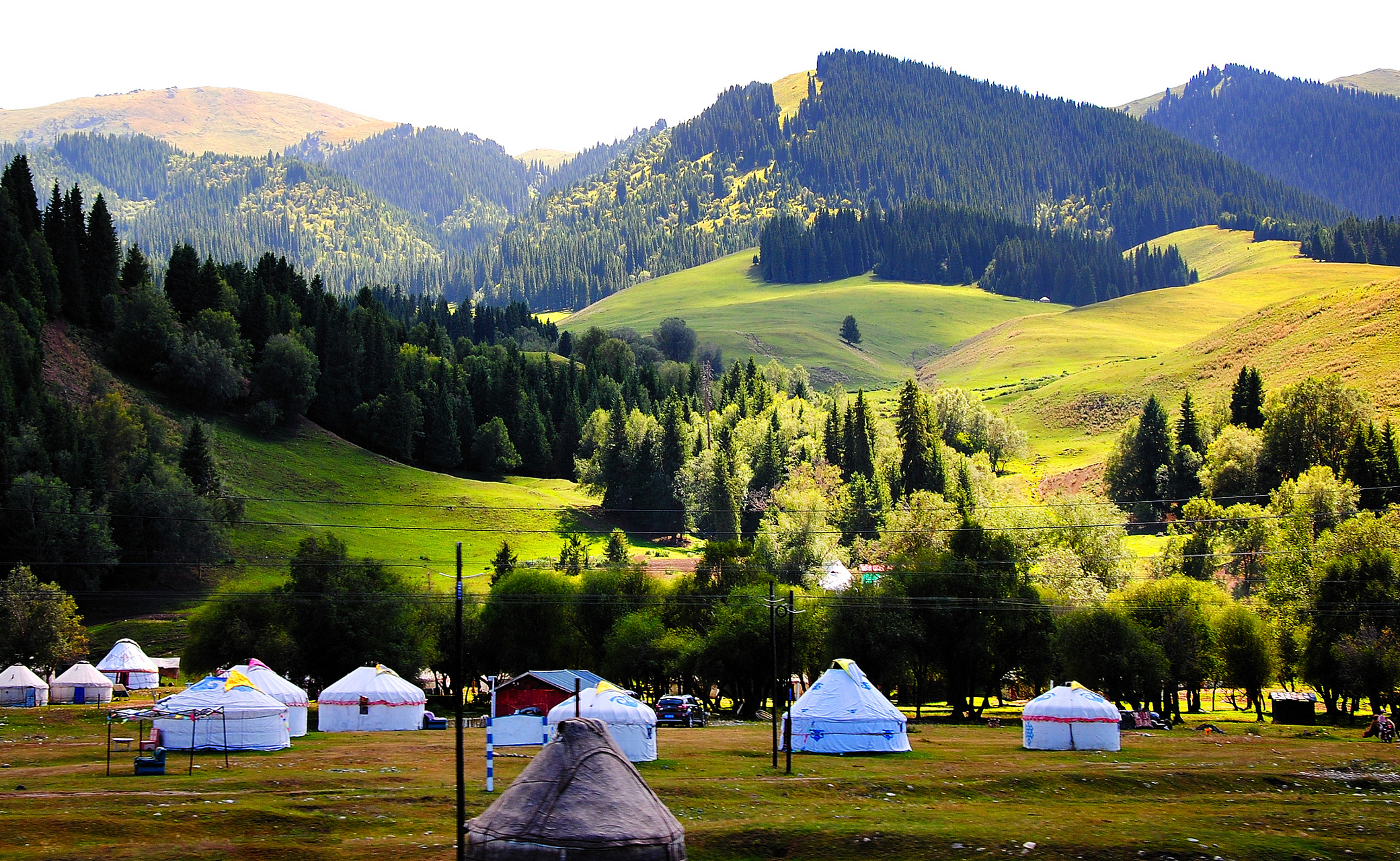 奇遇那拉提#新疆那拉提塔吾萨尼是一个美丽的旅游景点,吸引了许多